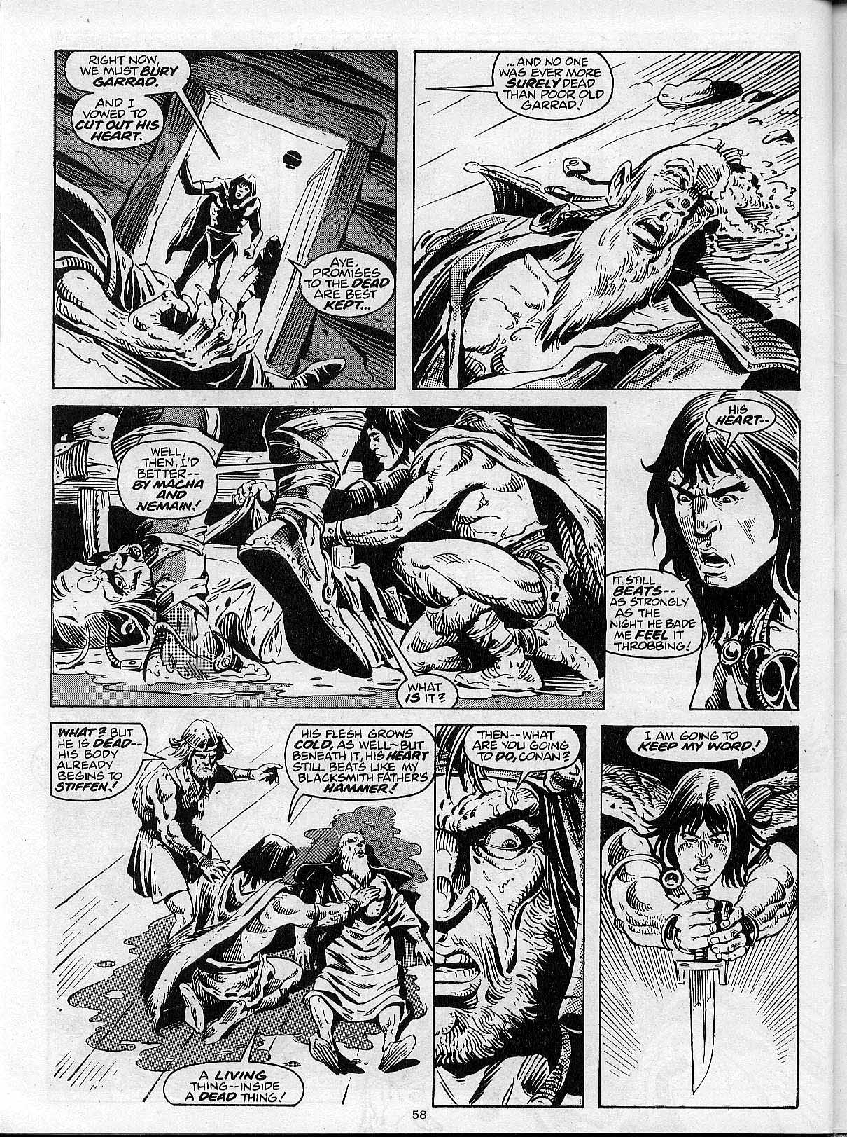 Read online The Savage Sword Of Conan comic -  Issue #203 - 60