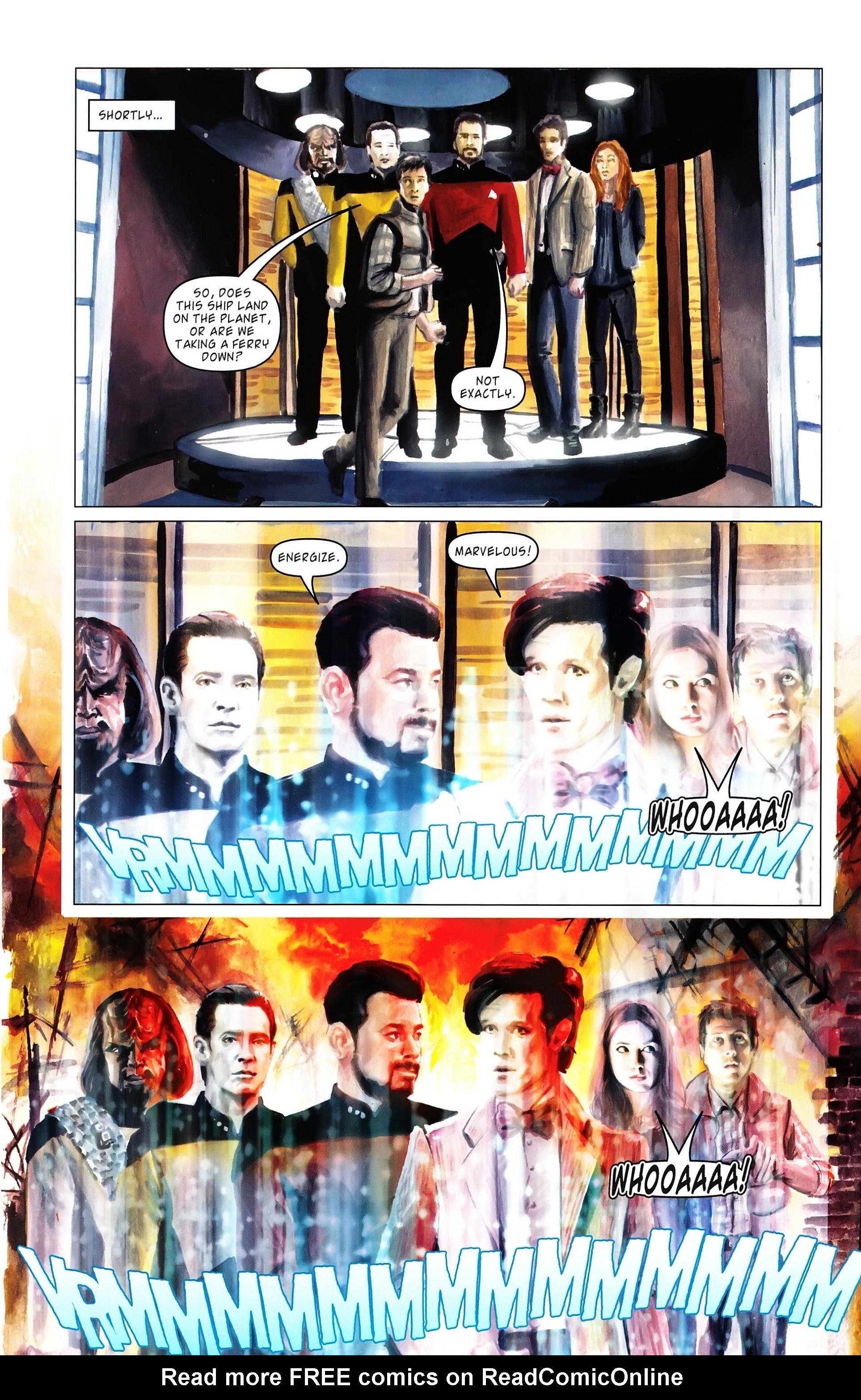 Read online Star Trek: The Next Generation/Doctor Who: Assimilation² comic -  Issue #4 - 13
