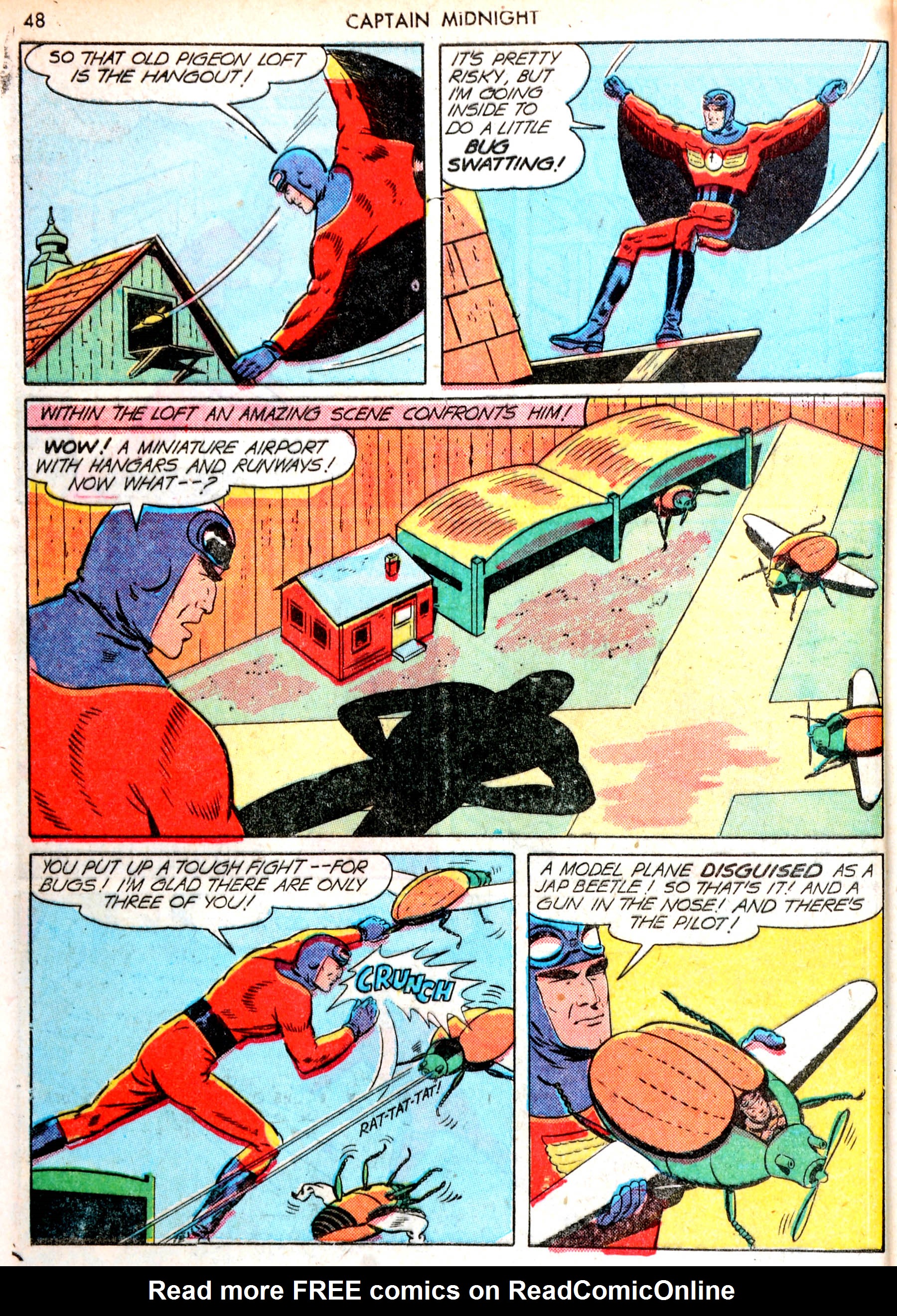 Read online Captain Midnight (1942) comic -  Issue #13 - 47