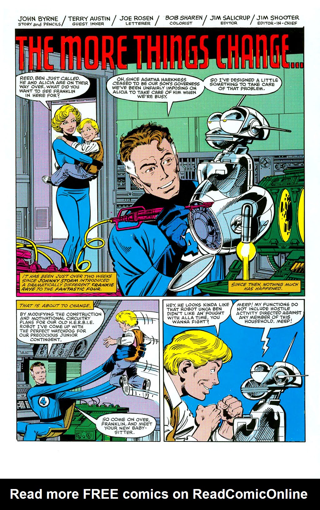 Read online Fantastic Four Visionaries: John Byrne comic -  Issue # TPB 1 - 169