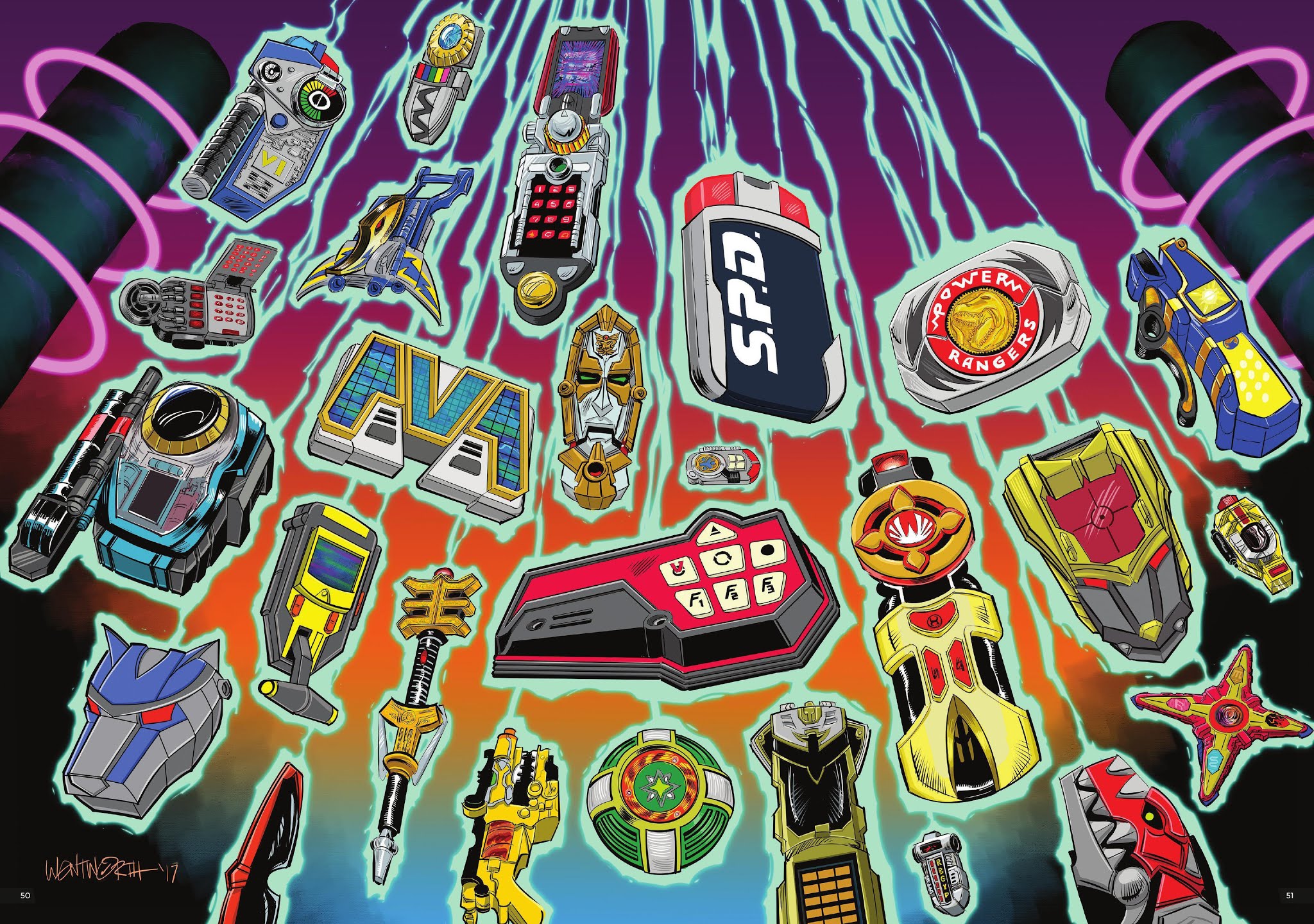 Read online Saban's Power Rangers Artist Tribute comic -  Issue # TPB - 48