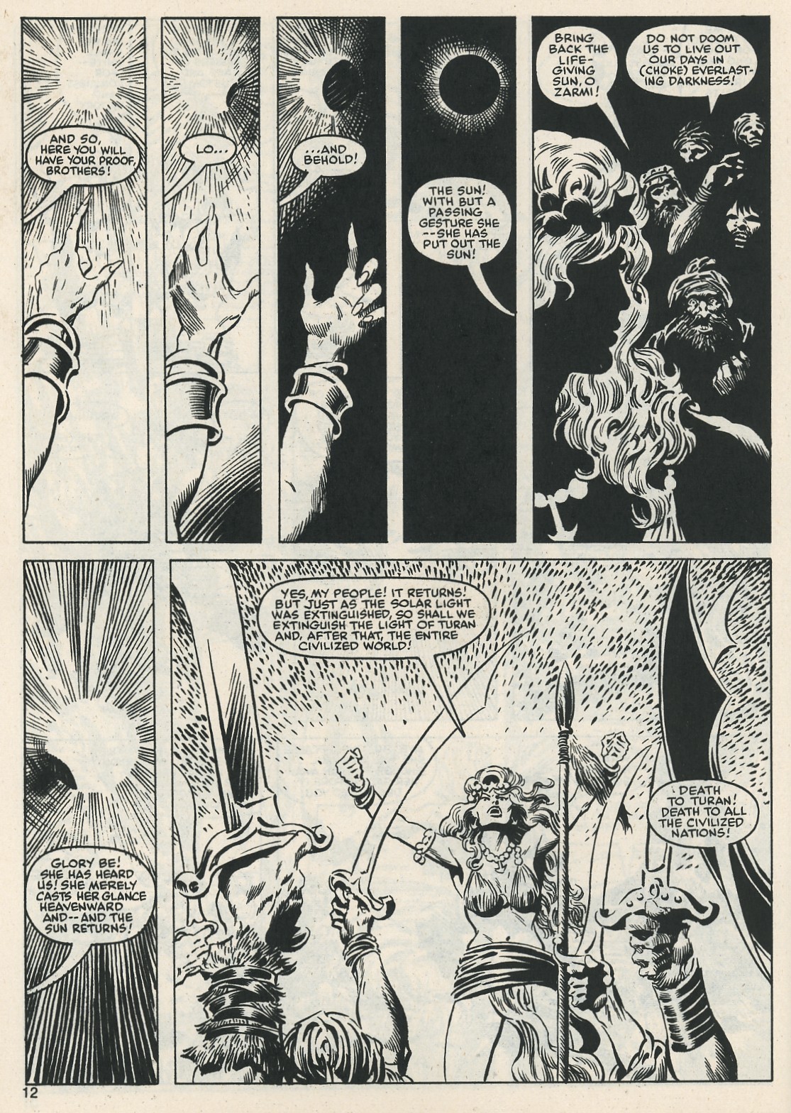 Read online The Savage Sword Of Conan comic -  Issue #112 - 12