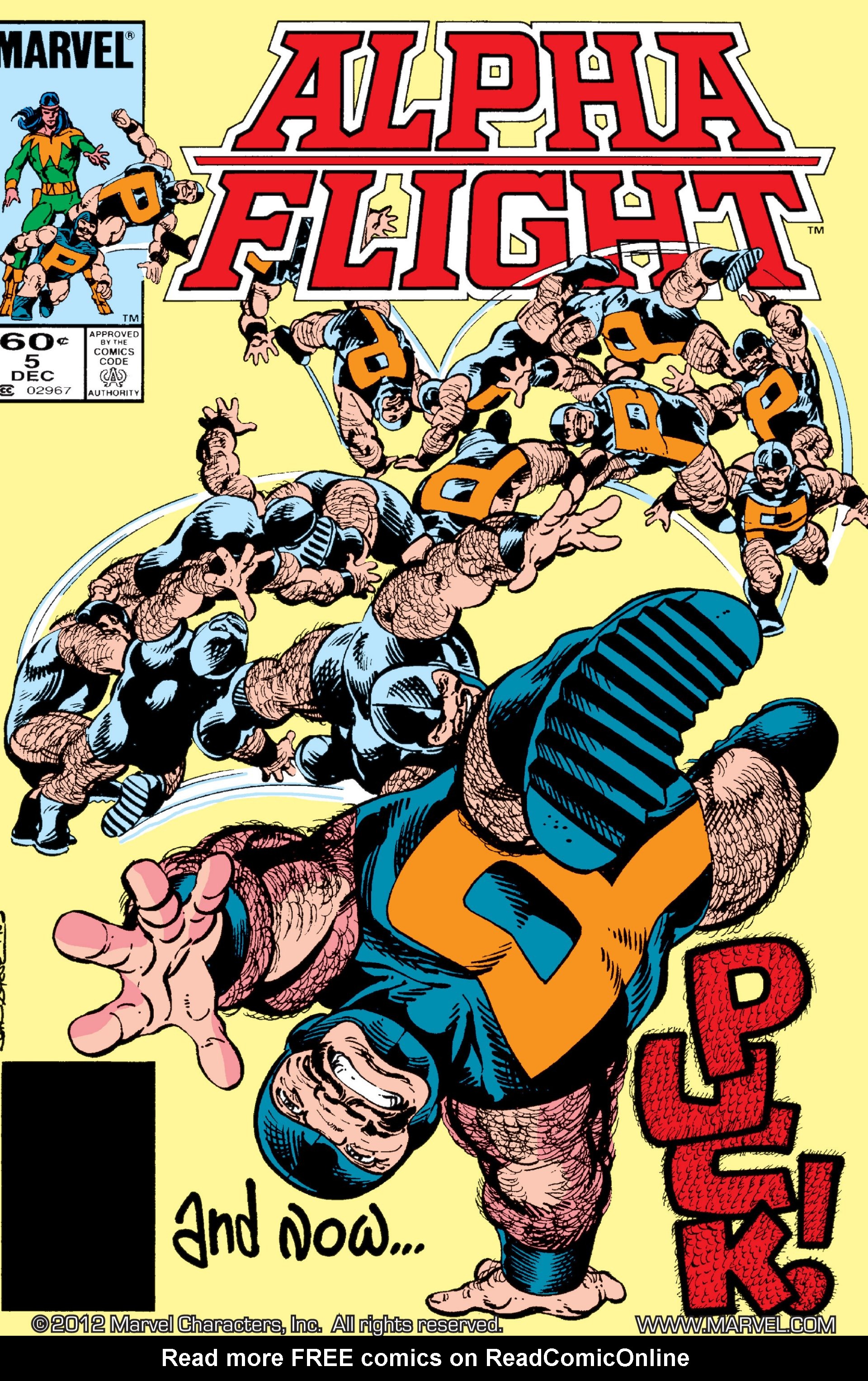 Read online Alpha Flight (1983) comic -  Issue #5 - 1