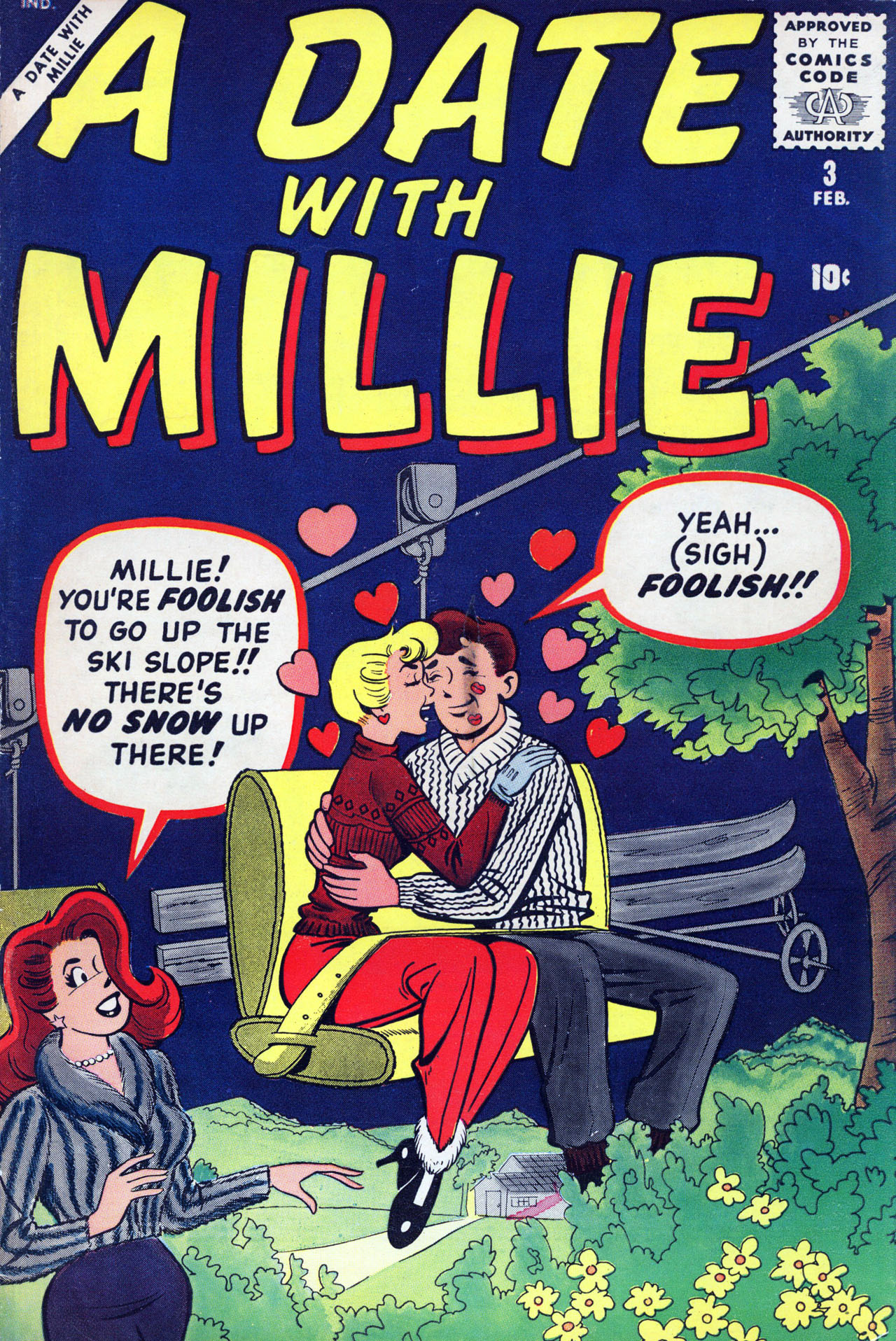 Read online A Date with Millie (1959) comic -  Issue #3 - 1