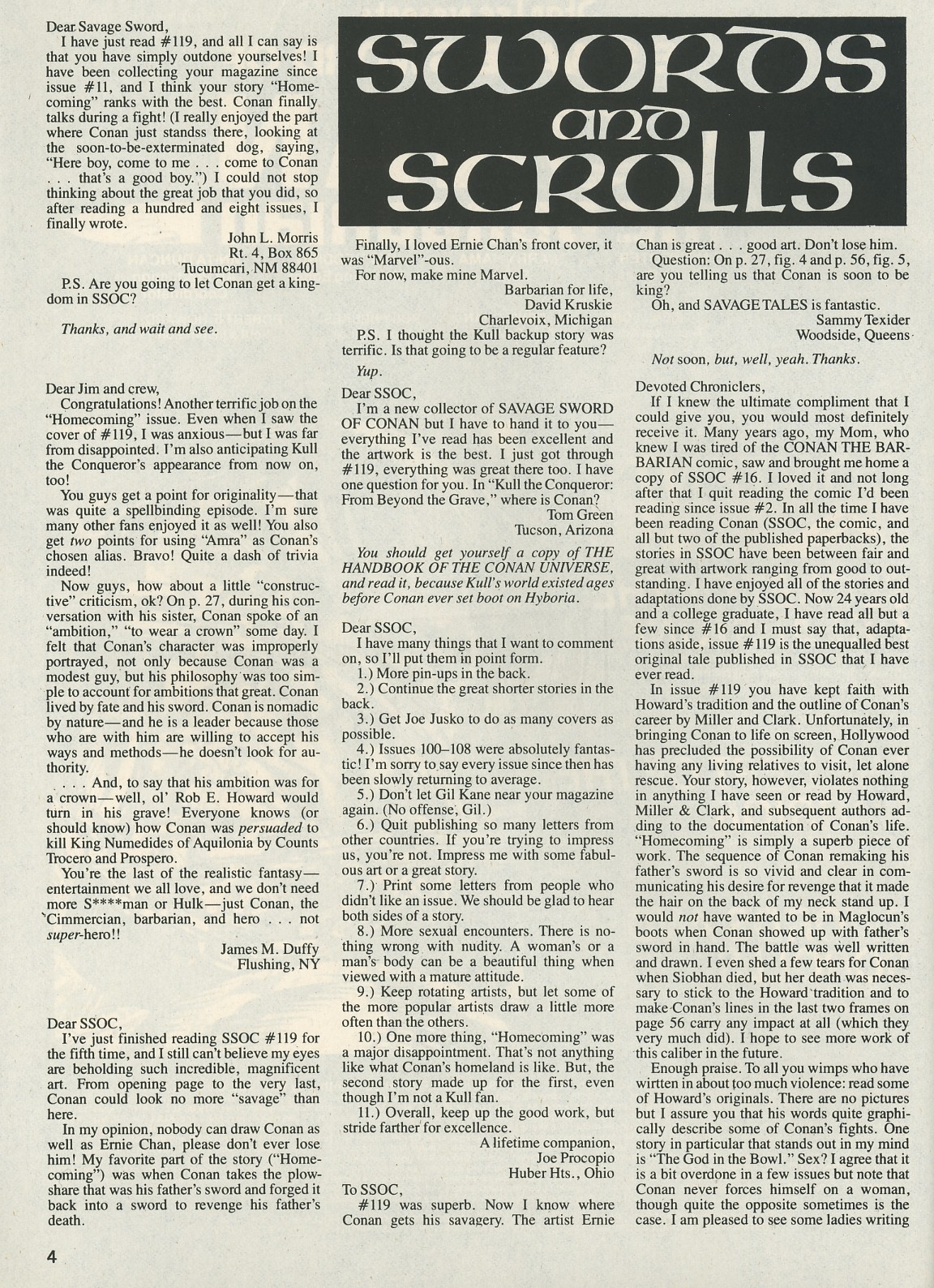 Read online The Savage Sword Of Conan comic -  Issue #123 - 4