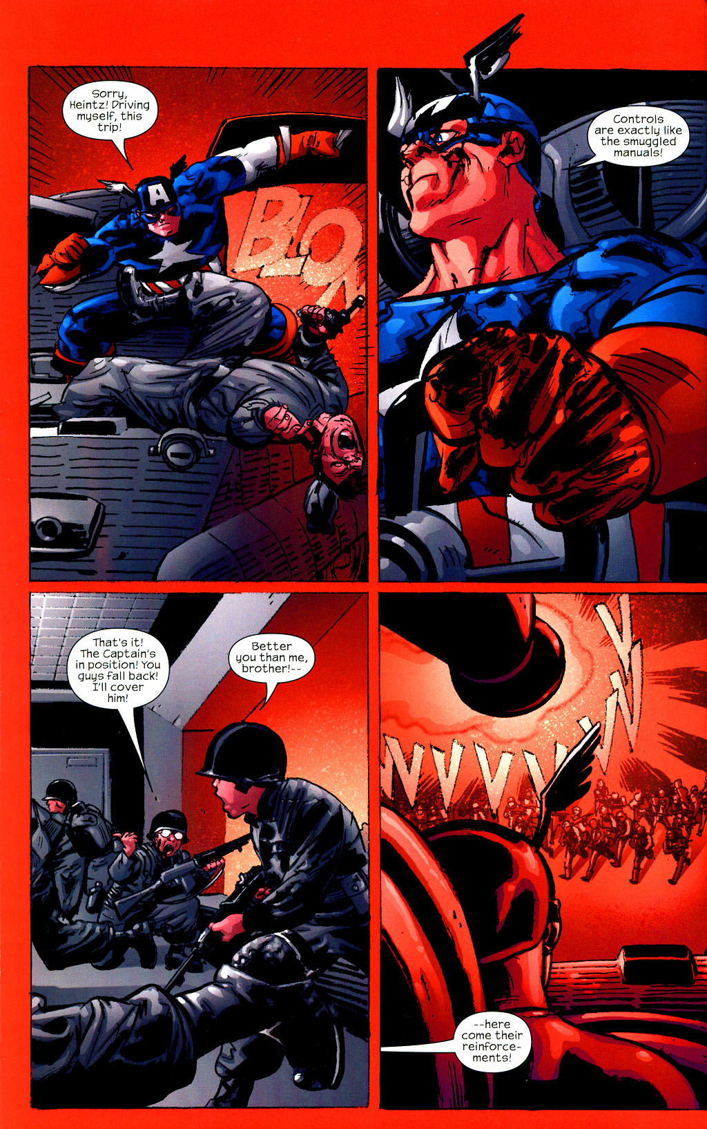 Read online Captain America: Red, White & Blue comic -  Issue # TPB - 13