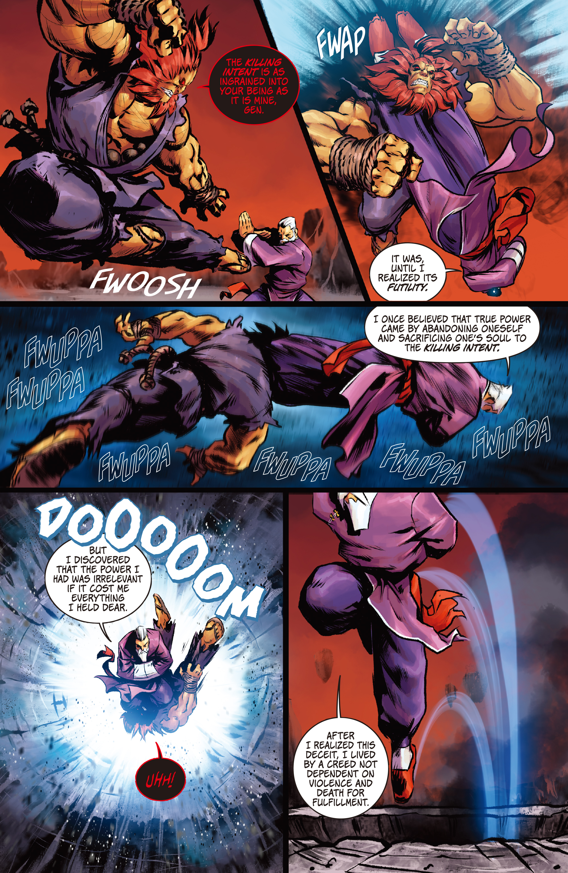 Read online Street Fighter One-shots comic -  Issue # Akuma VS Hell - 17