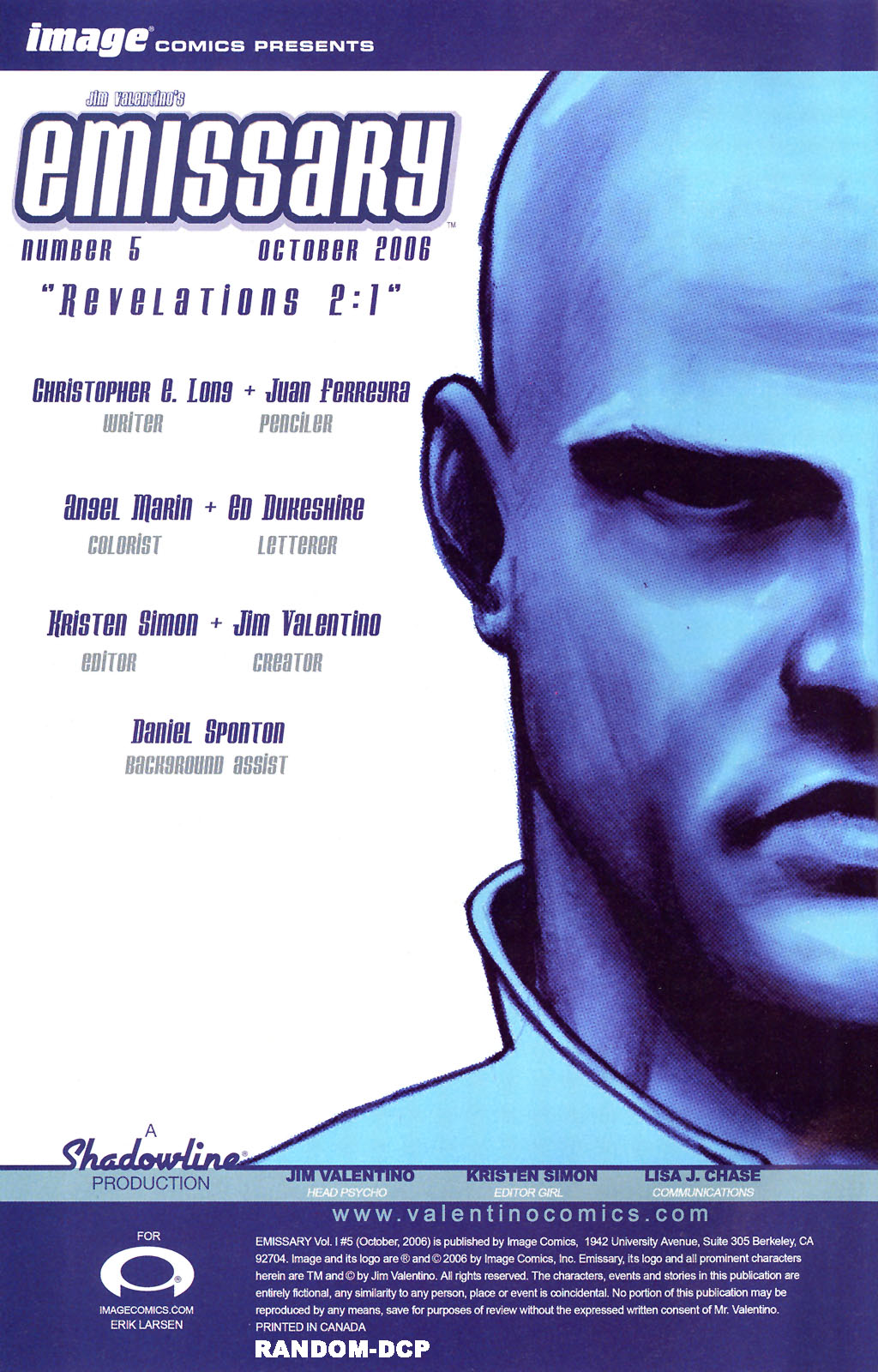 Read online Emissary comic -  Issue #5 - 2