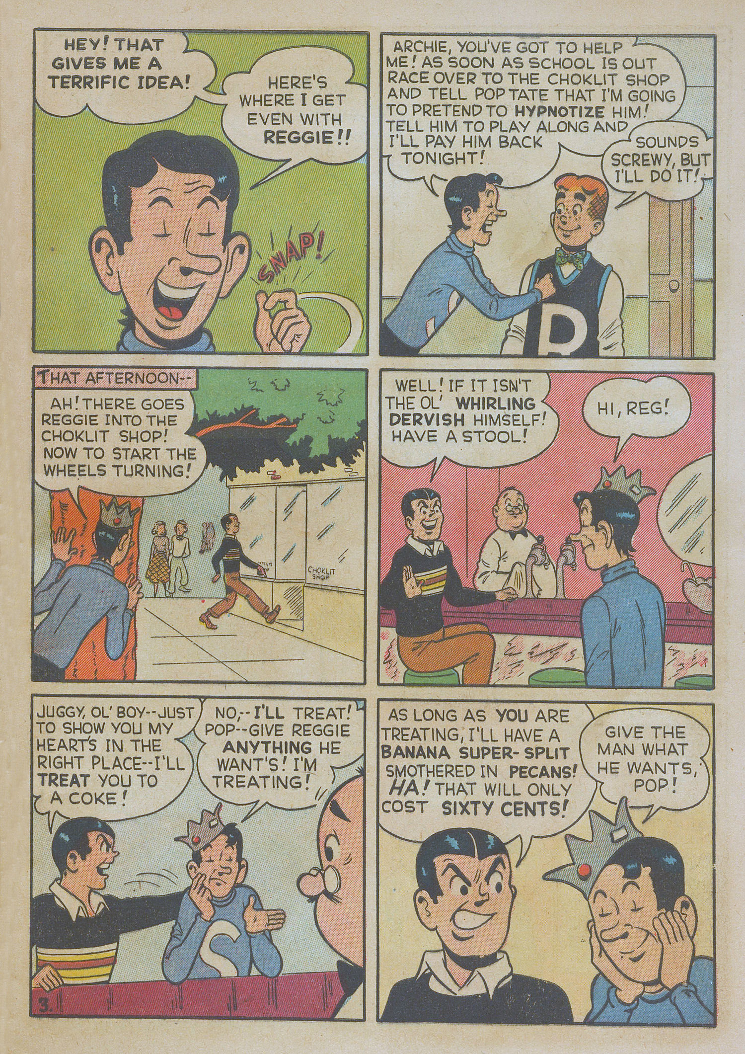 Read online Archie's Rival Reggie comic -  Issue #3 - 5