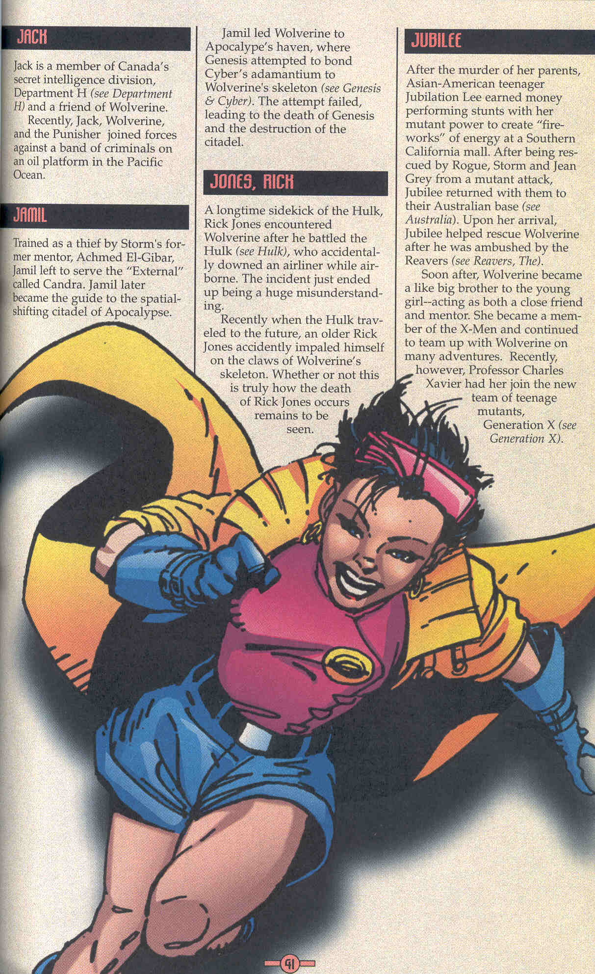 Read online Wolverine Encyclopedia comic -  Issue #1 - 45