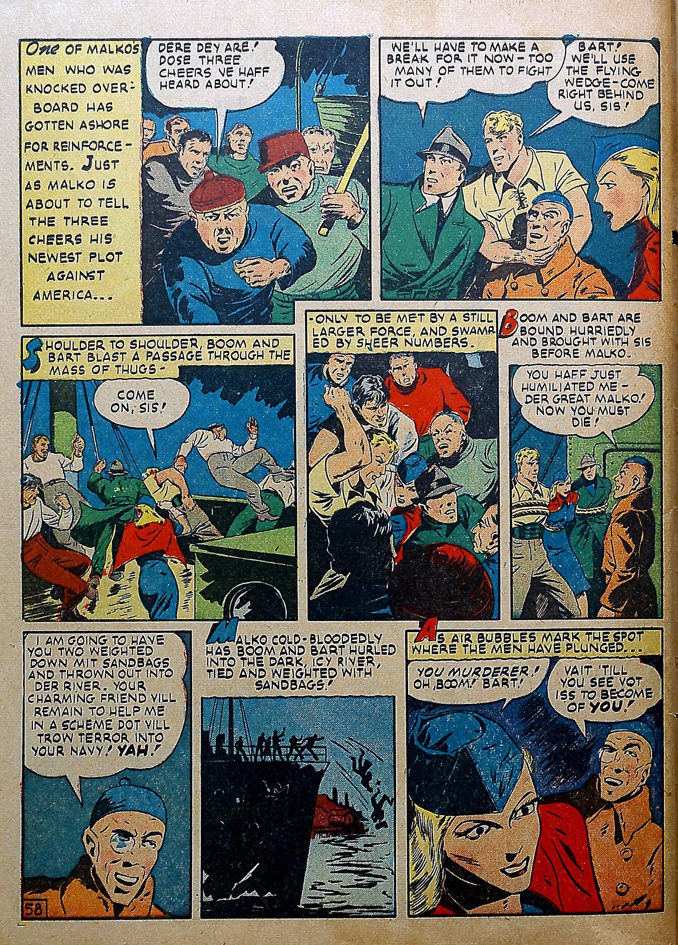 Read online Our Flag Comics comic -  Issue #5 - 55