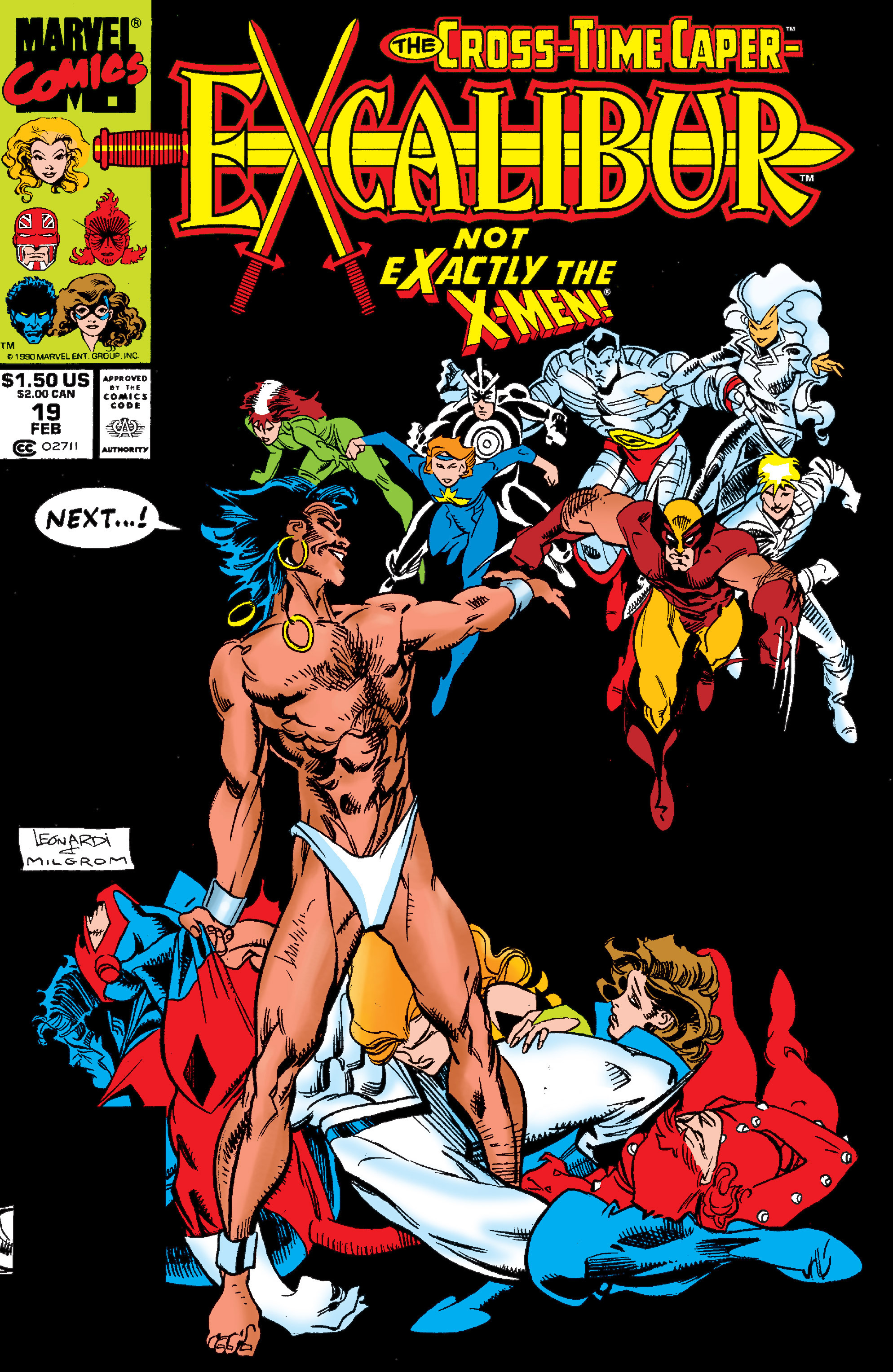 Read online Excalibur (1988) comic -  Issue #19 - 1