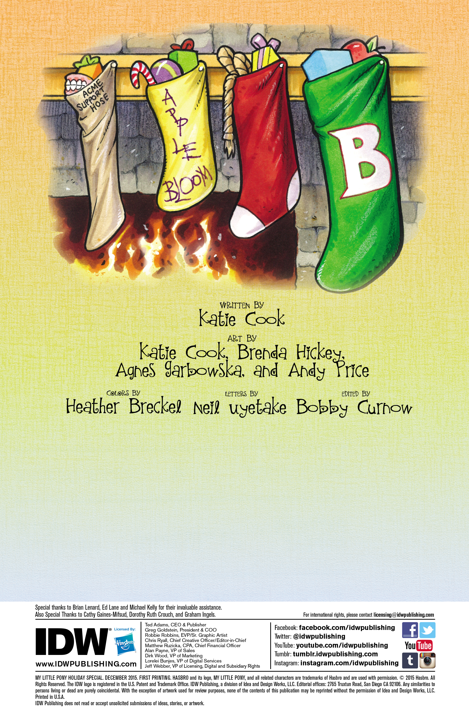 Read online My Little Pony Holiday Special comic -  Issue # Full - 2