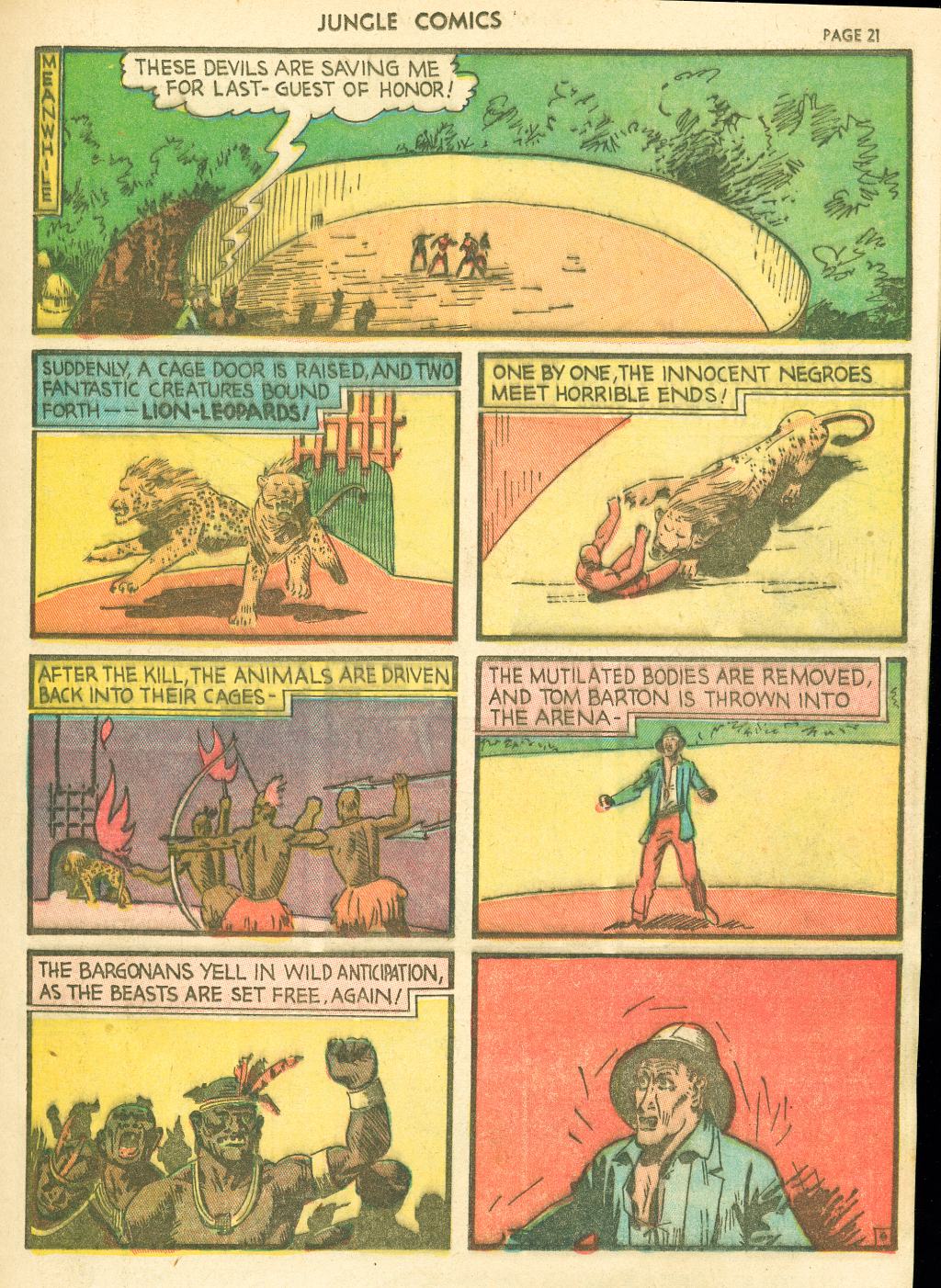 Read online Jungle Comics comic -  Issue #4 - 23