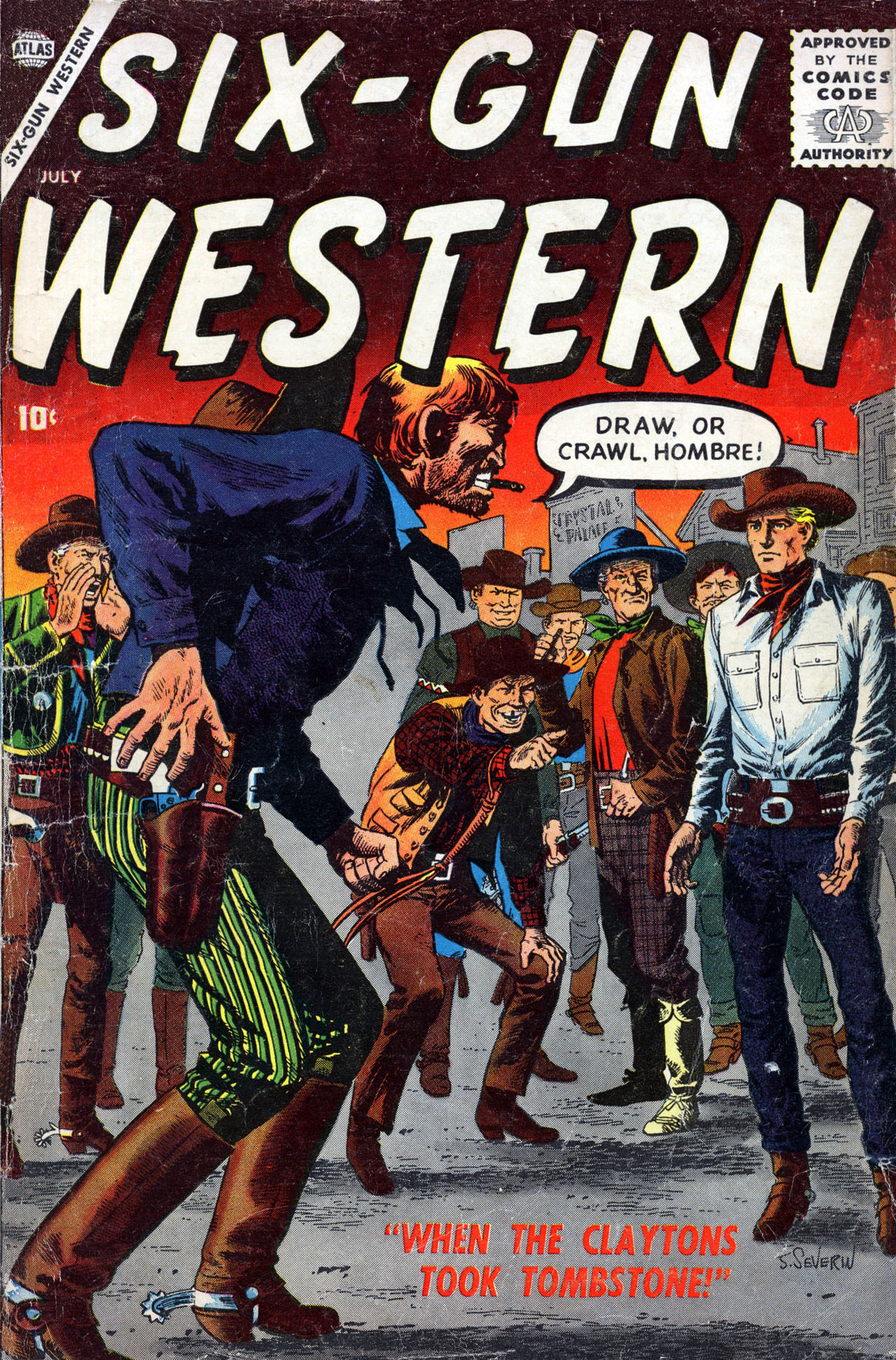 Read online Six-Gun Western comic -  Issue #4 - 1