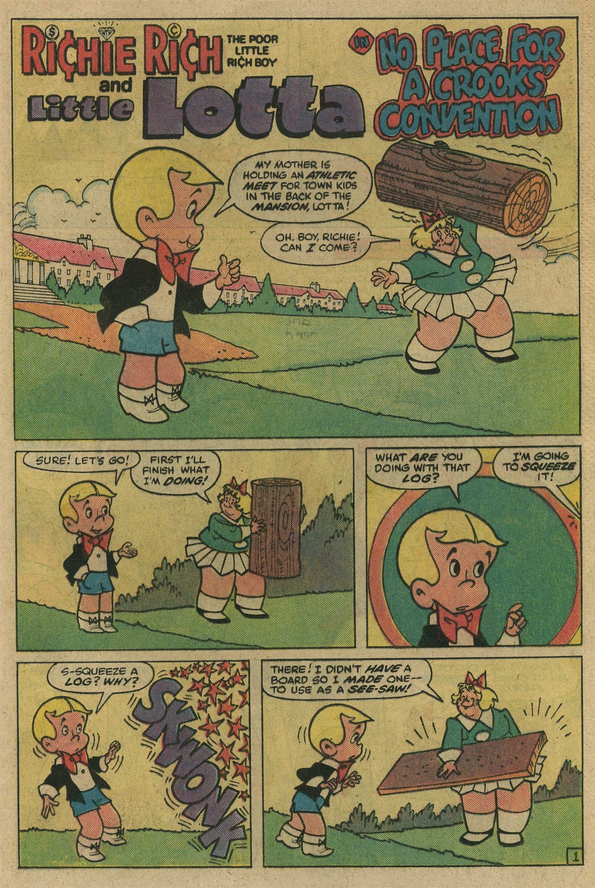 Read online Richie Rich & His Girl Friends comic -  Issue #9 - 21