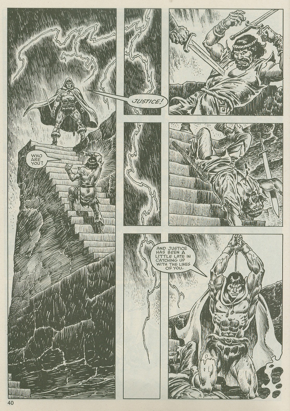 Read online The Savage Sword Of Conan comic -  Issue #122 - 40