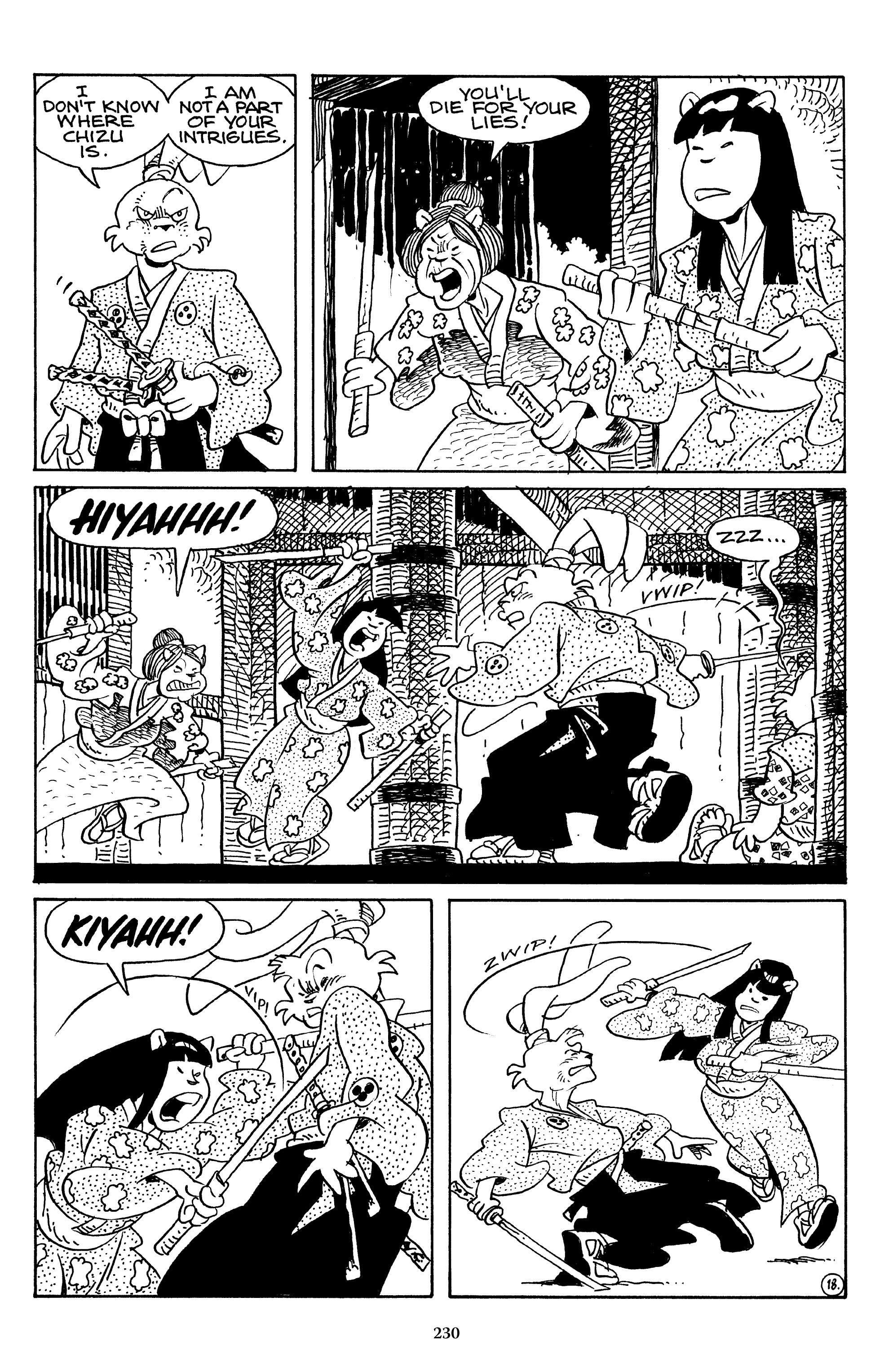 Read online The Usagi Yojimbo Saga comic -  Issue # TPB 4 - 227
