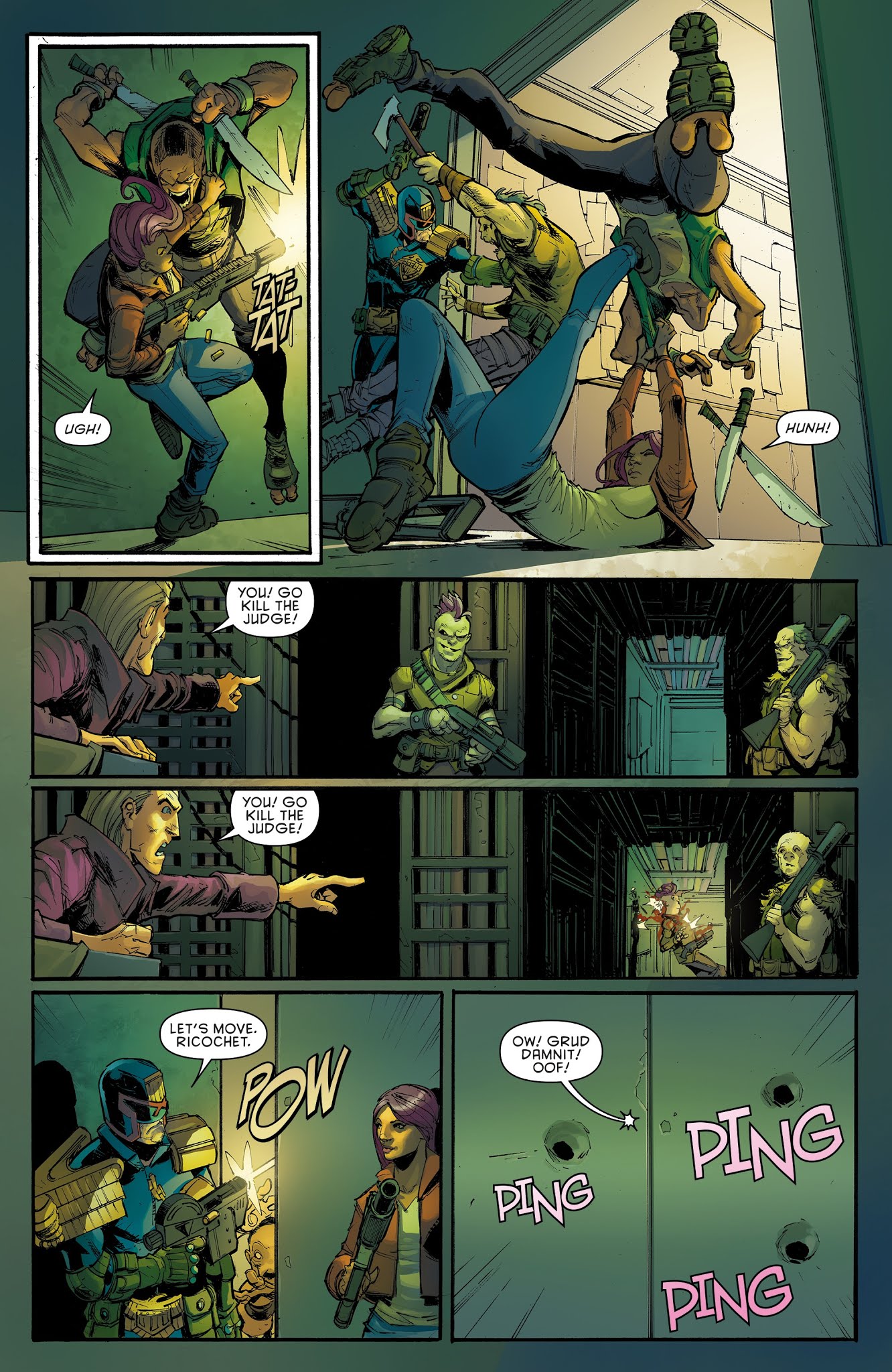Read online Judge Dredd: Under Siege comic -  Issue #4 - 10