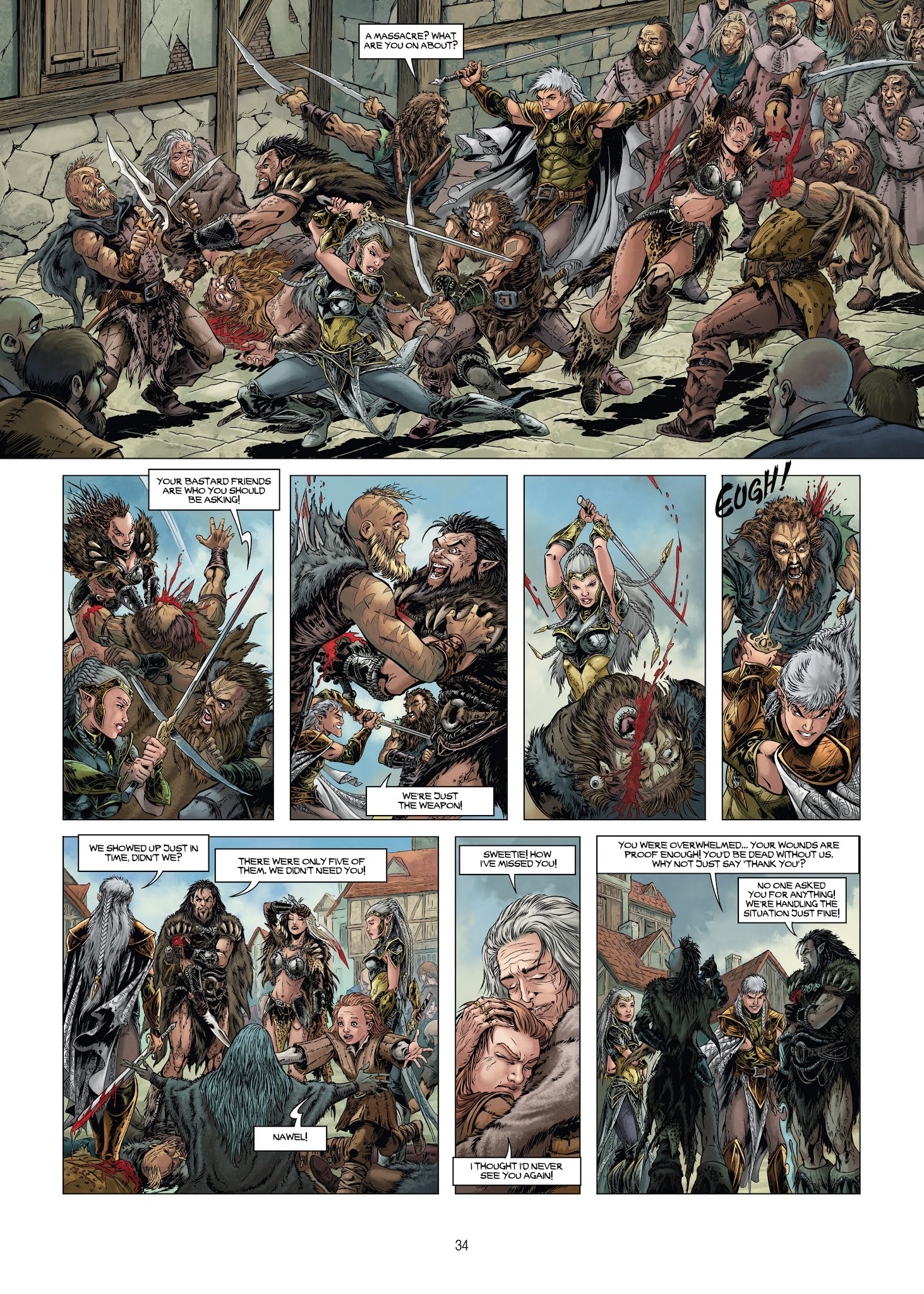 Read online Elves comic -  Issue #19 - 34