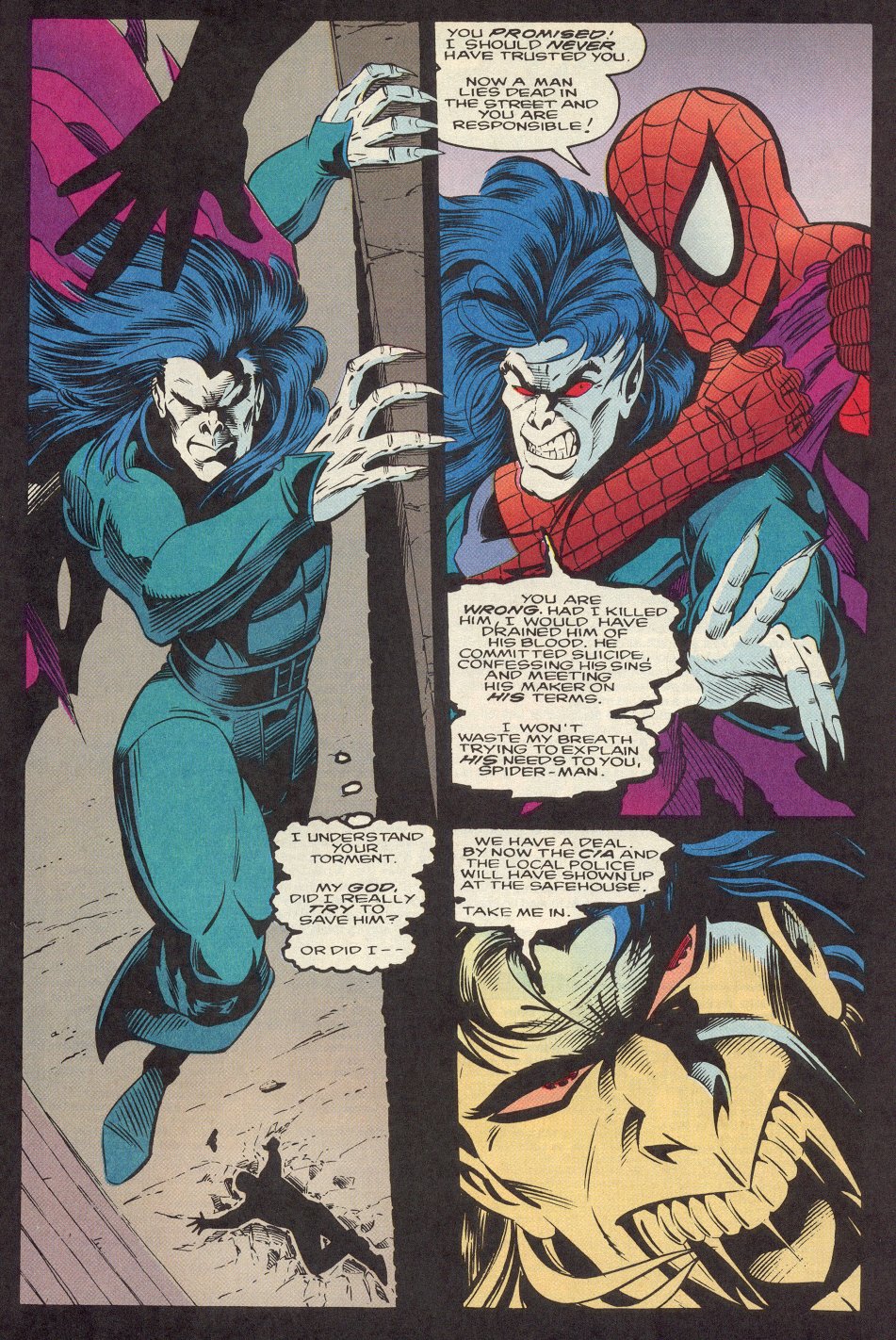 Read online Morbius: The Living Vampire (1992) comic -  Issue #23 - 21