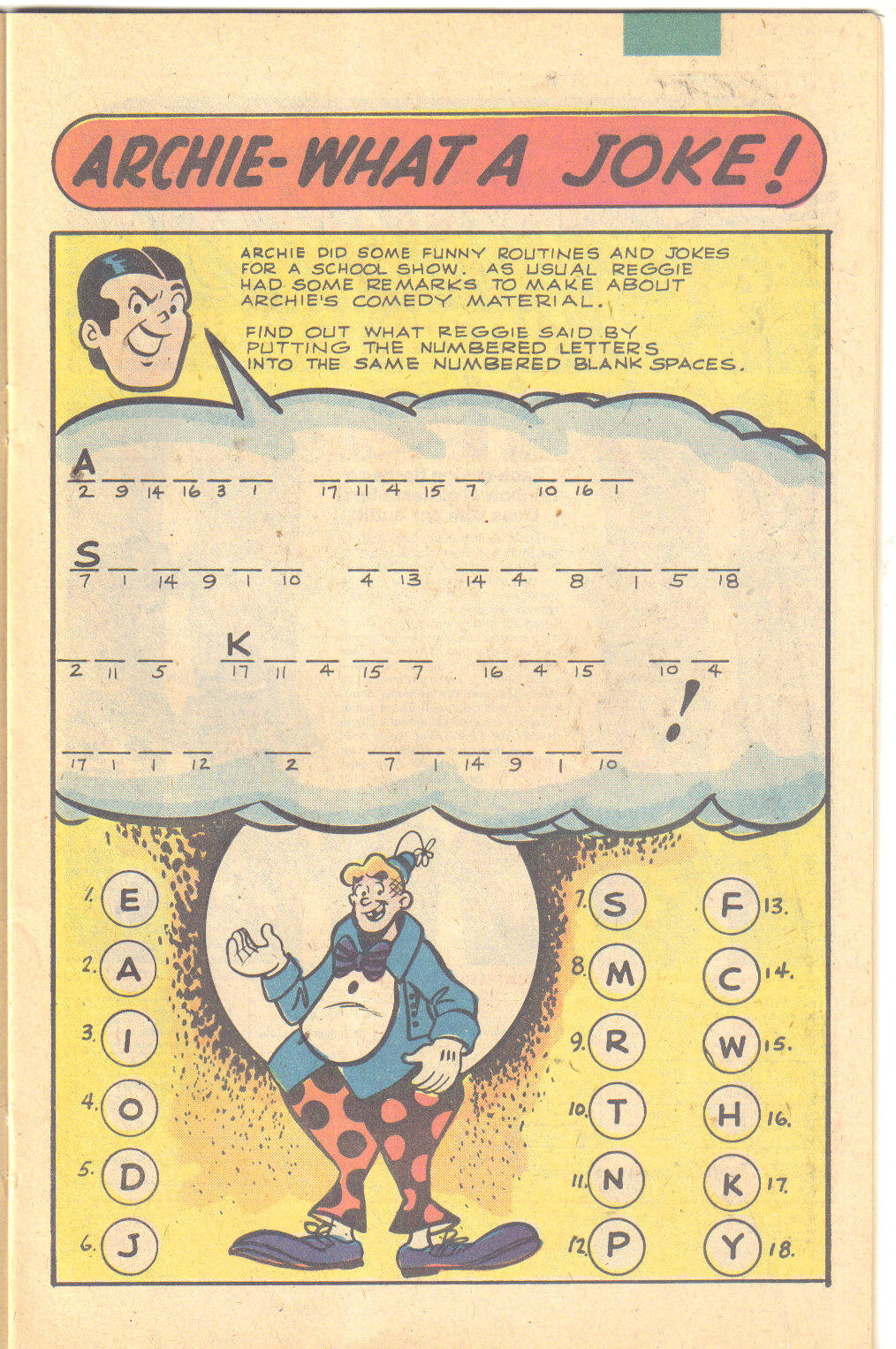 Read online Reggie and Me (1966) comic -  Issue #119 - 11