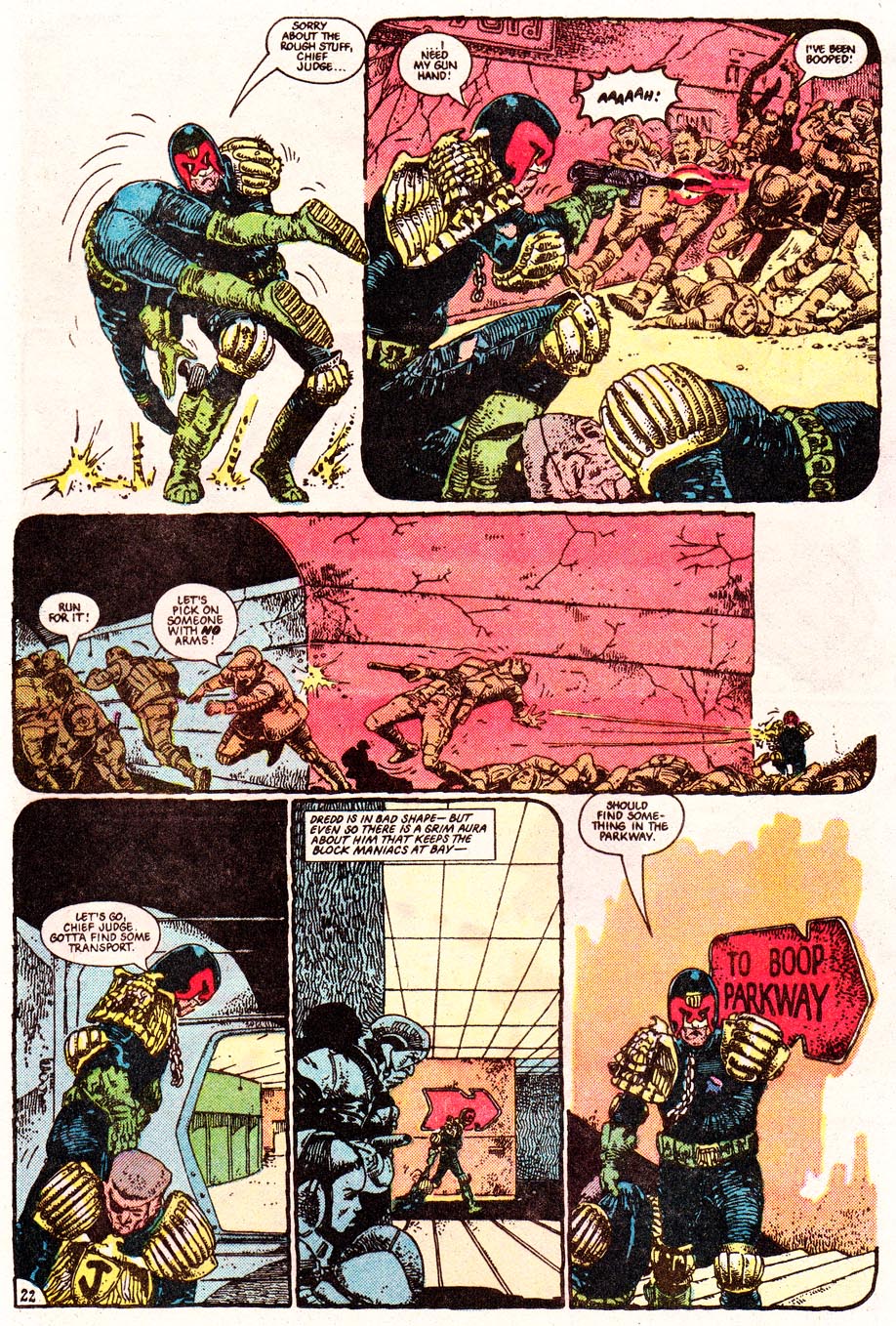 Read online Judge Dredd (1983) comic -  Issue #20 - 21
