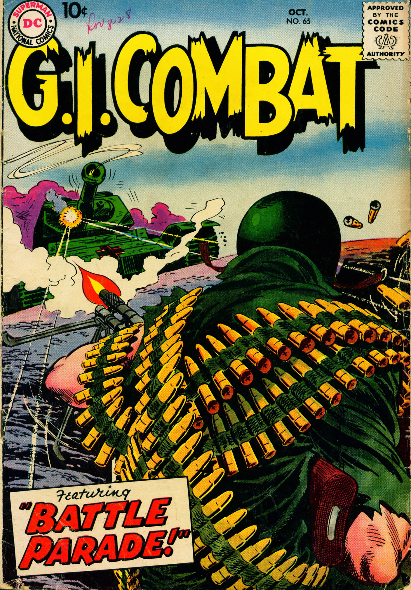 Read online G.I. Combat (1952) comic -  Issue #65 - 1