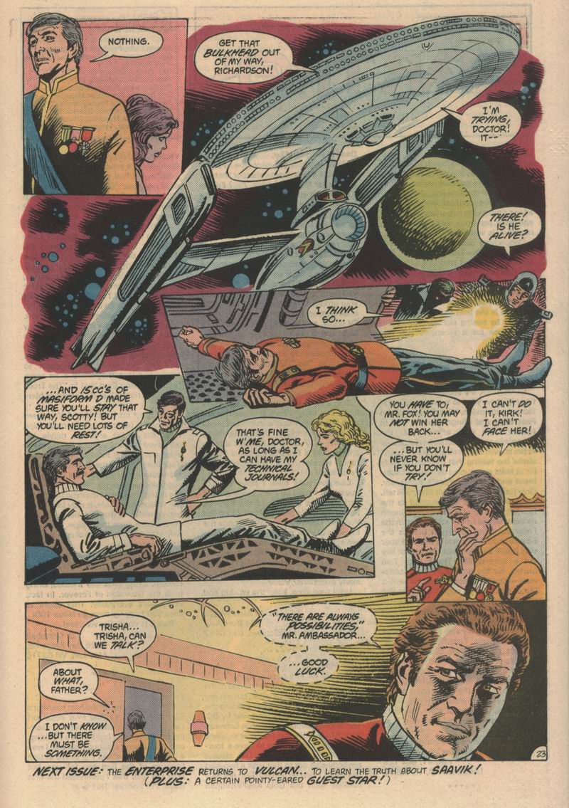 Read online Star Trek (1984) comic -  Issue #6 - 24