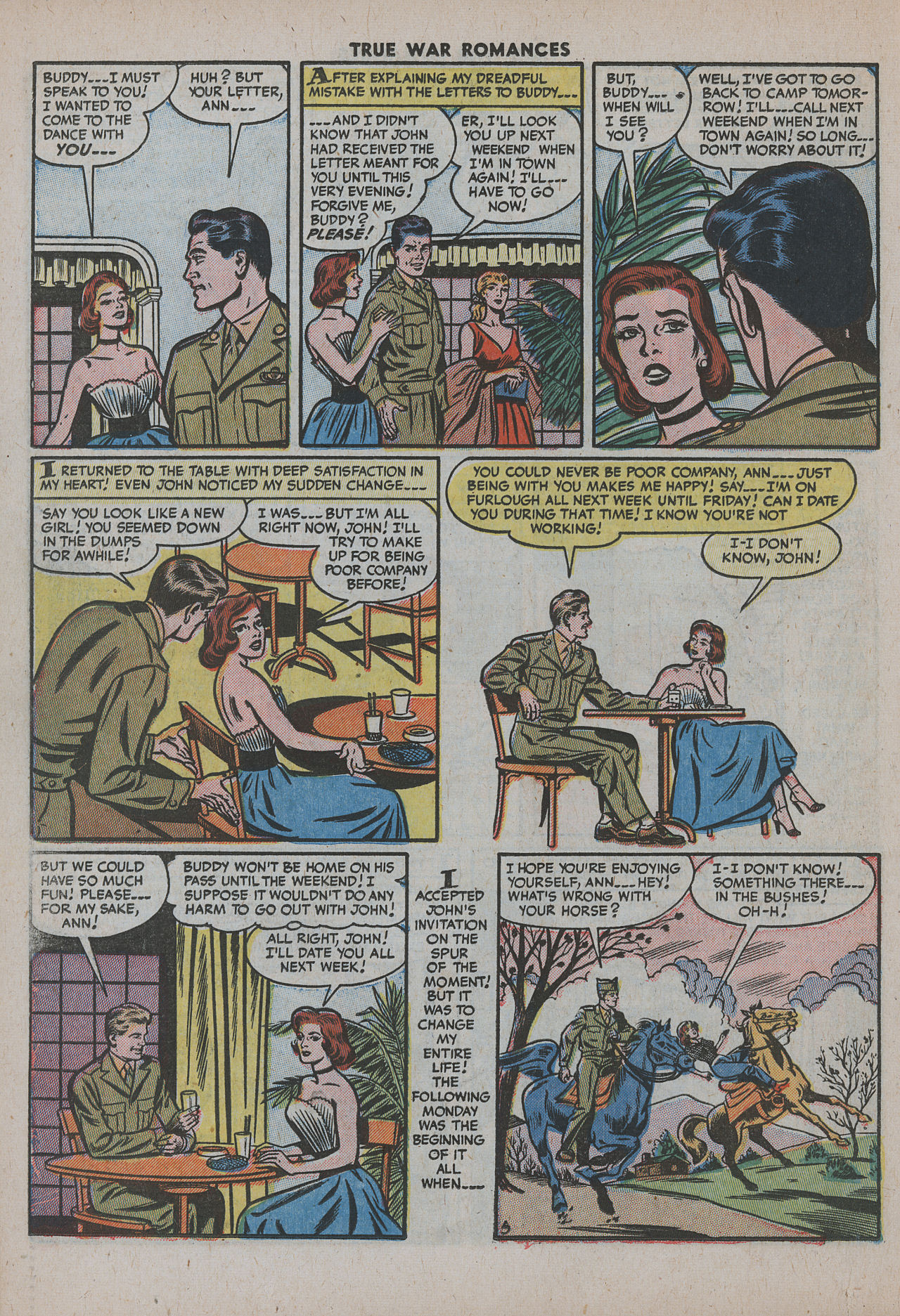 Read online True War Romances comic -  Issue #15 - 22