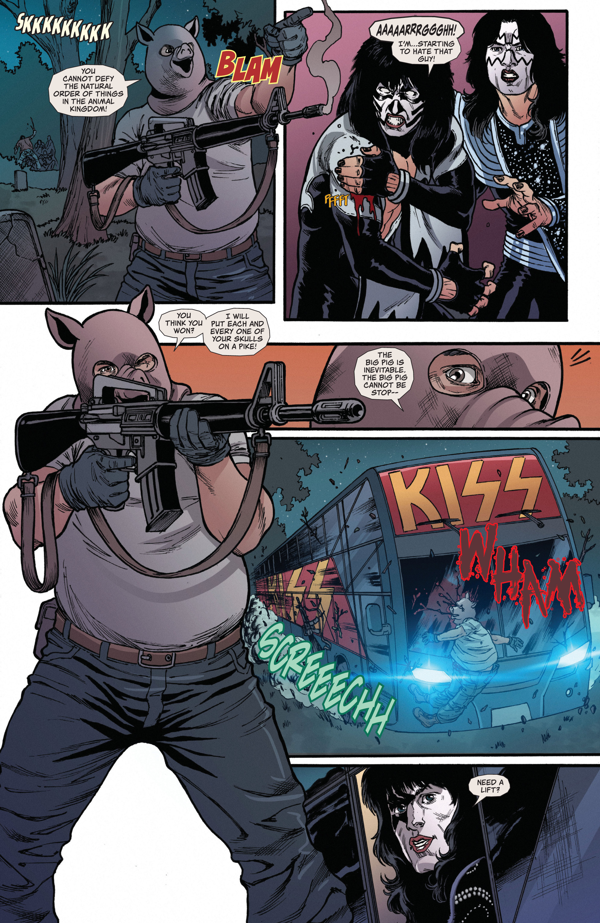 Read online Kiss: Zombies comic -  Issue #3 - 16