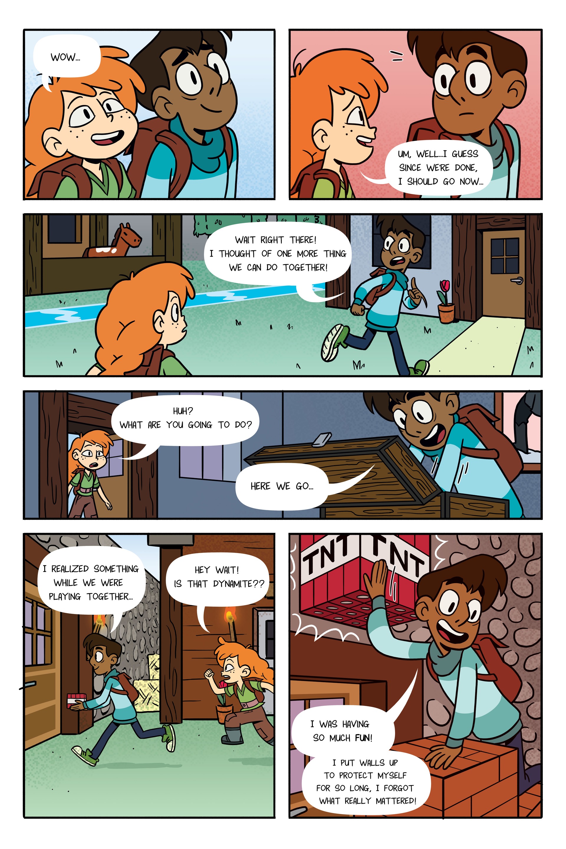 Read online Minecraft: Open World – Into the Nether comic -  Issue # TPB - 75