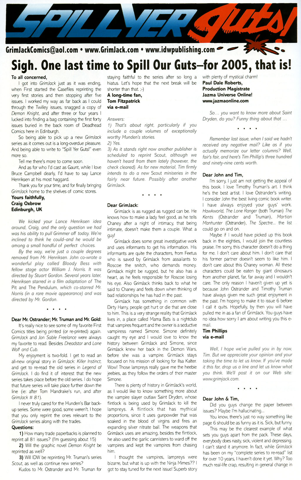 Read online Grimjack: Killer Instinct comic -  Issue #6 - 26