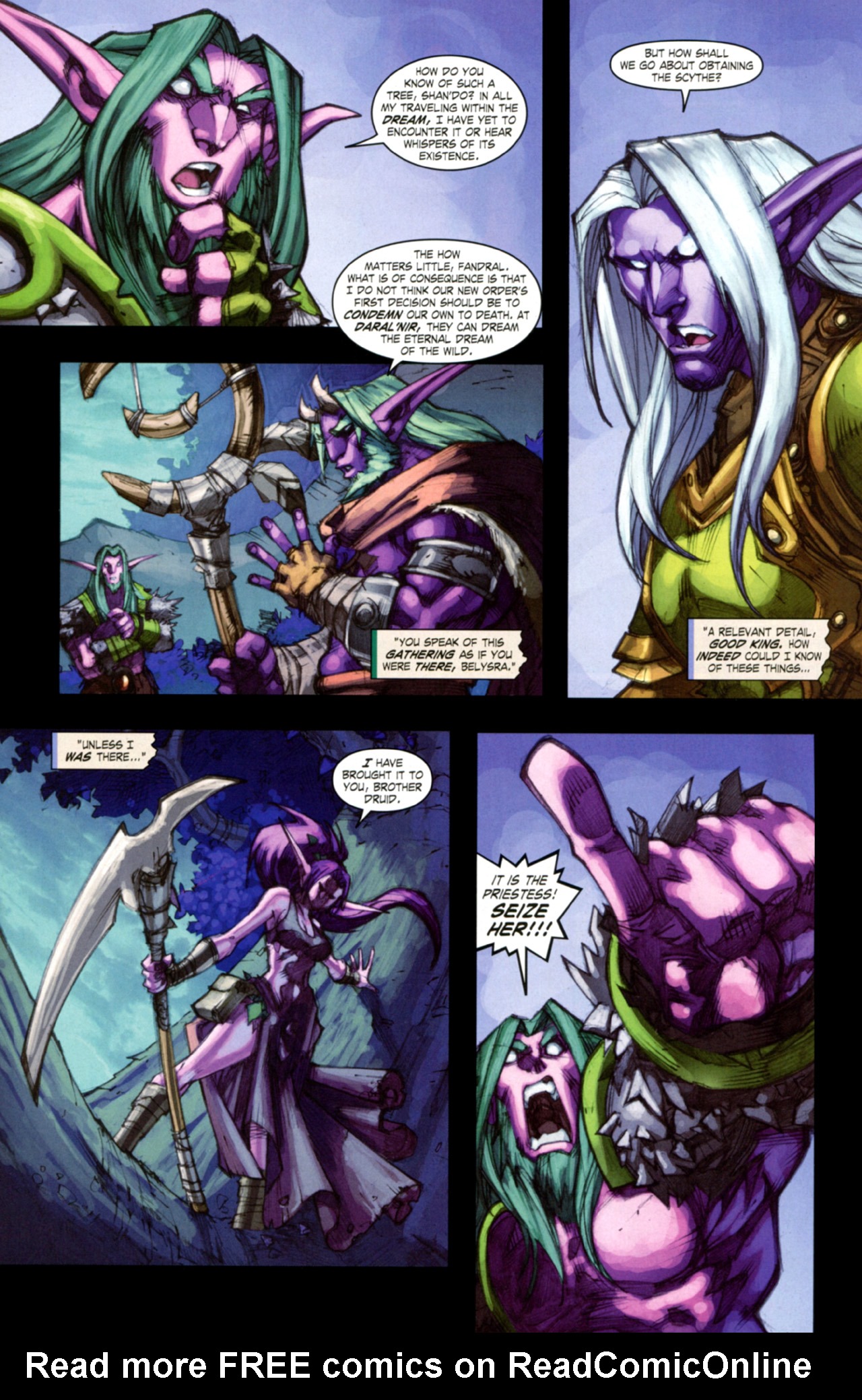 Read online World of Warcraft: Curse of the Worgen comic -  Issue #3 - 26