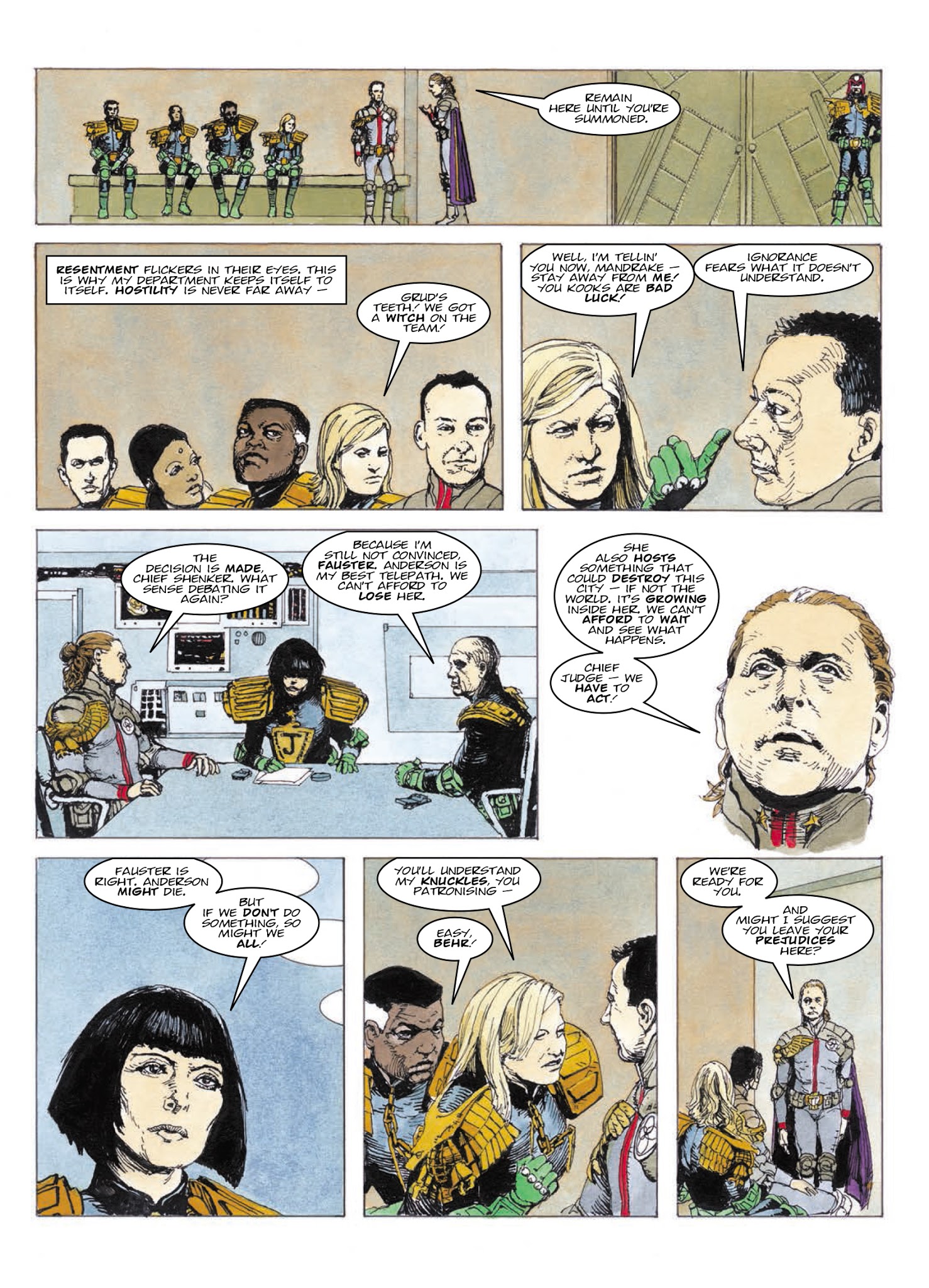 Read online Judge Anderson: The Psi Files comic -  Issue # TPB 4 - 140