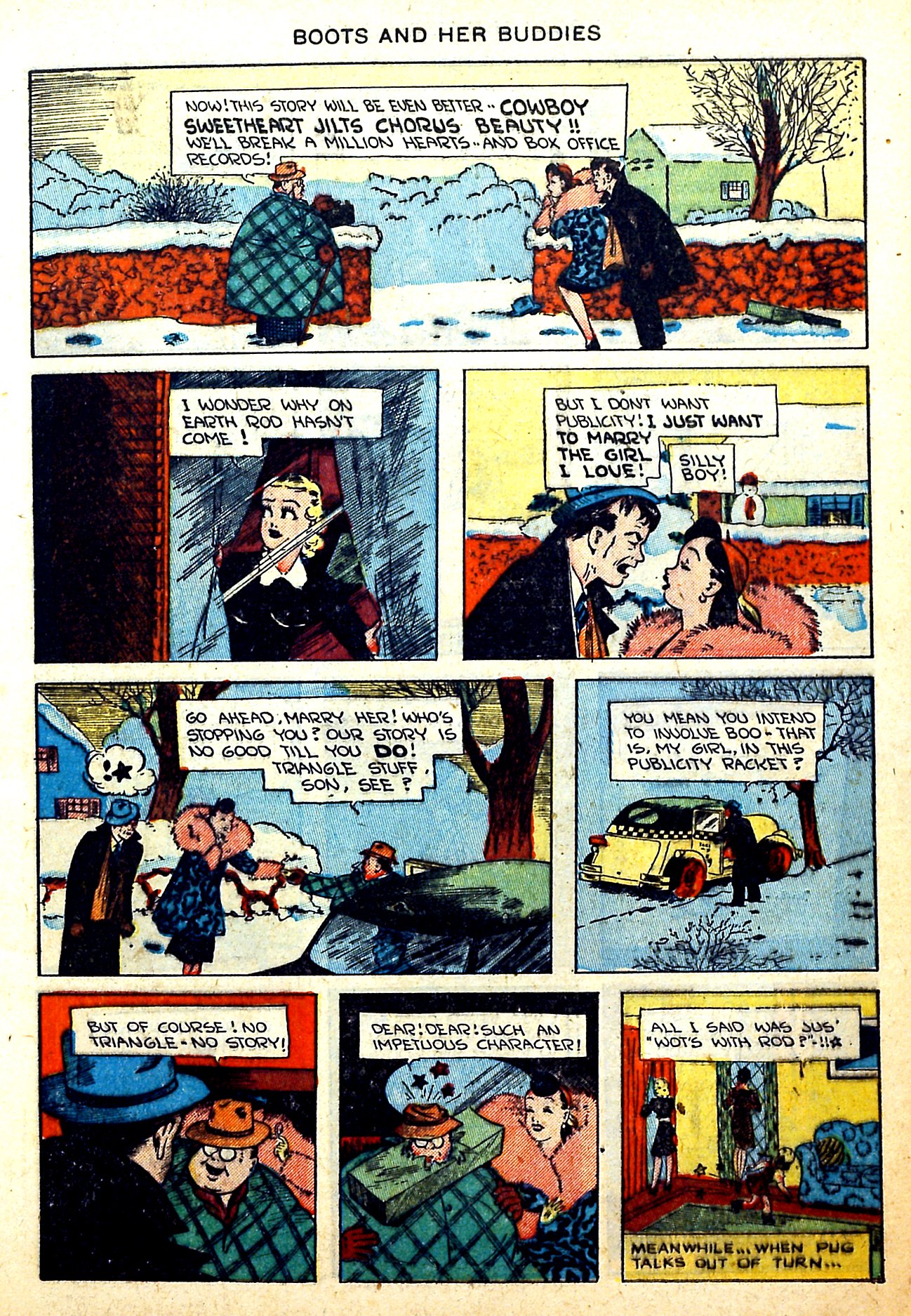 Read online Boots and Her Buddies (1948) comic -  Issue #8 - 9