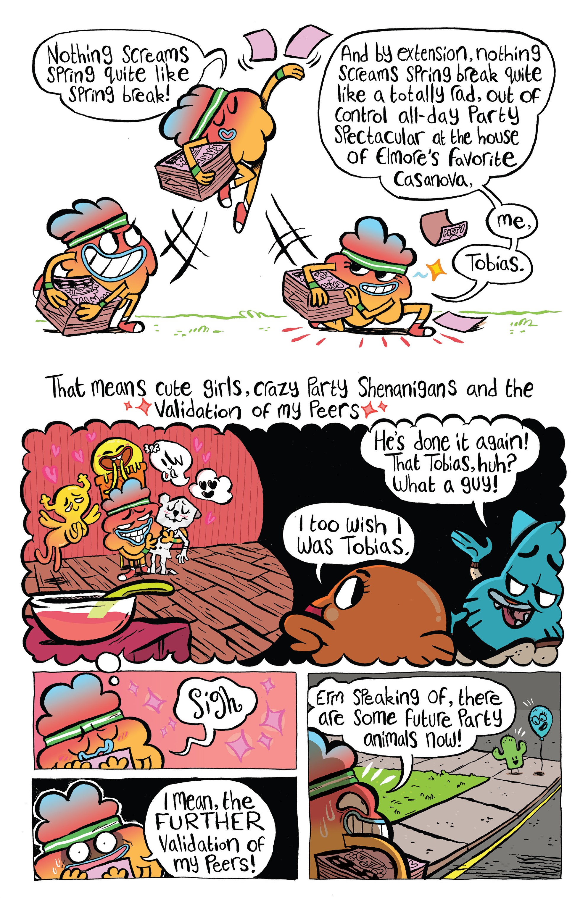 Read online The Amazing World of Gumball: Spring Break Smash comic -  Issue # Full - 20