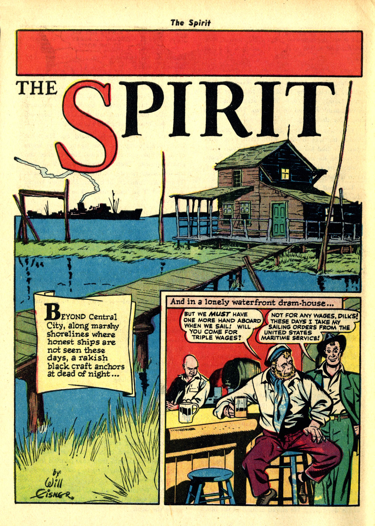 Read online The Spirit (1944) comic -  Issue #7 - 42
