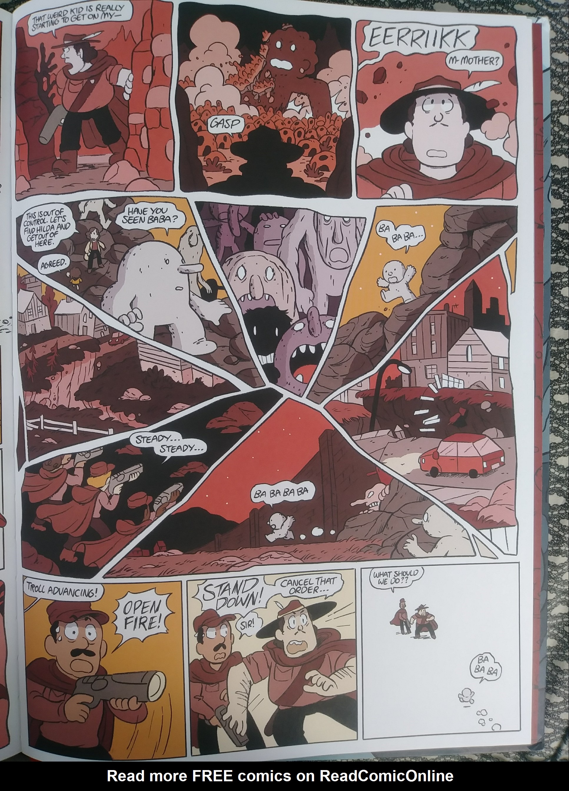 Read online Hilda and the Mountain King comic -  Issue # TPB - 68