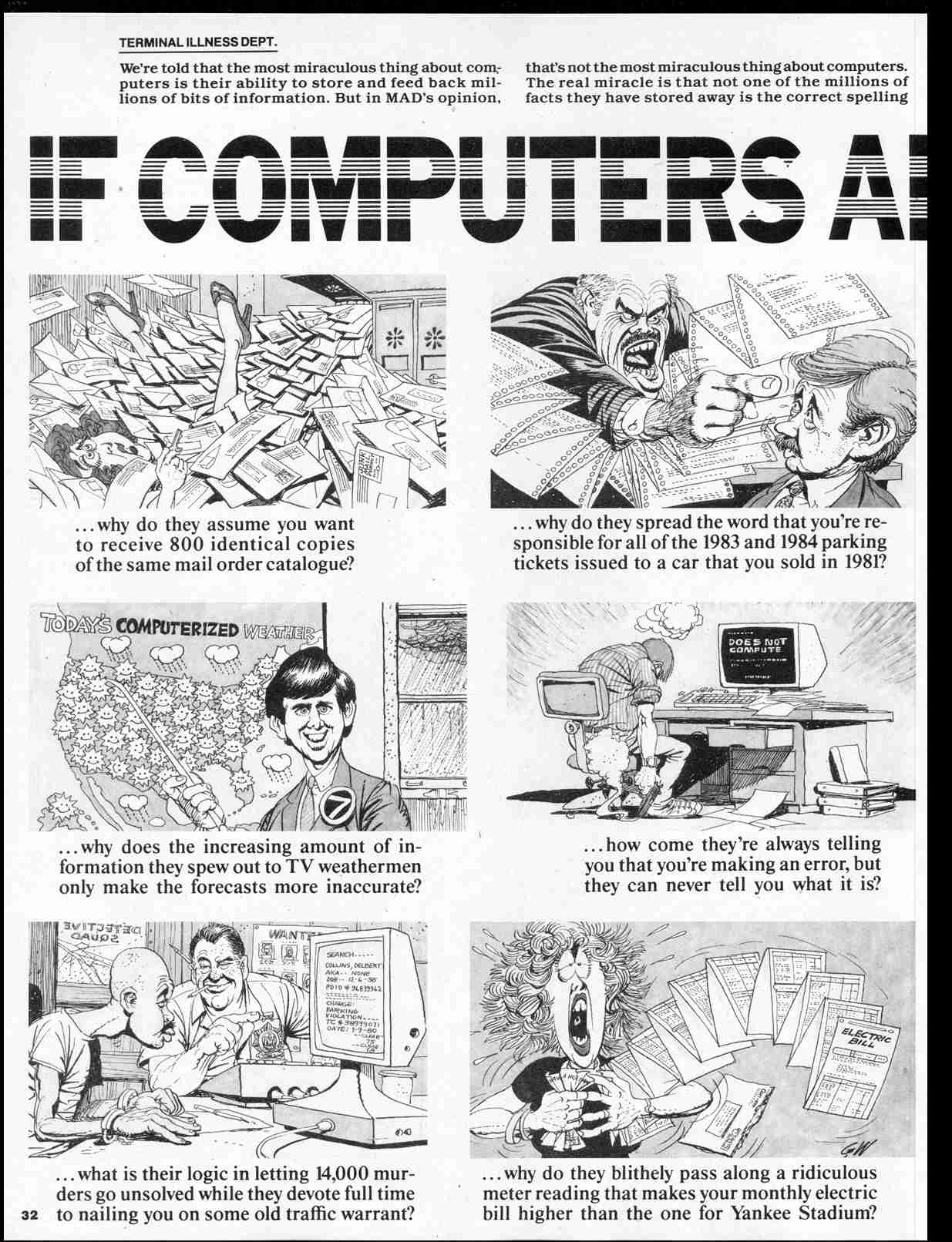 Read online MAD comic -  Issue #258 - 34