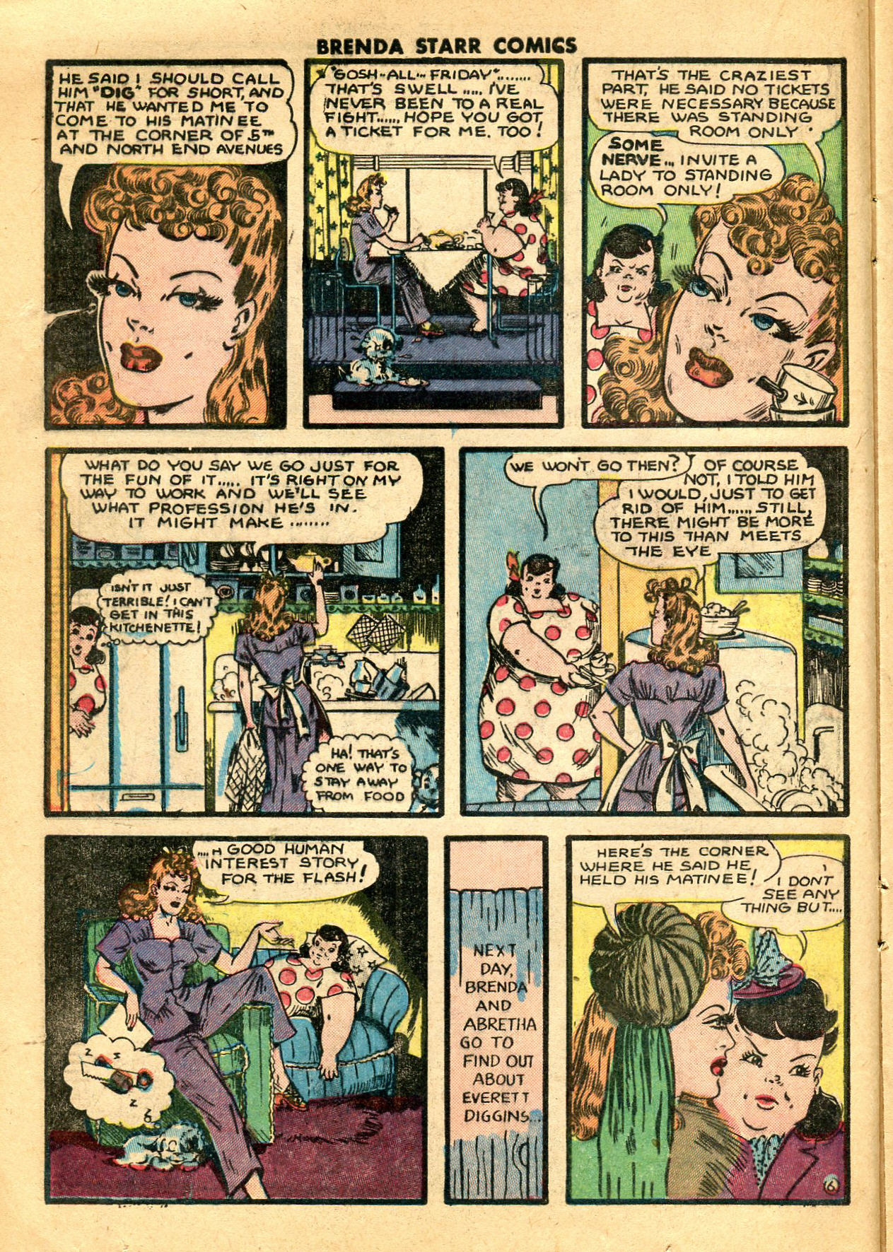 Read online Brenda Starr (1948) comic -  Issue #6 - 15