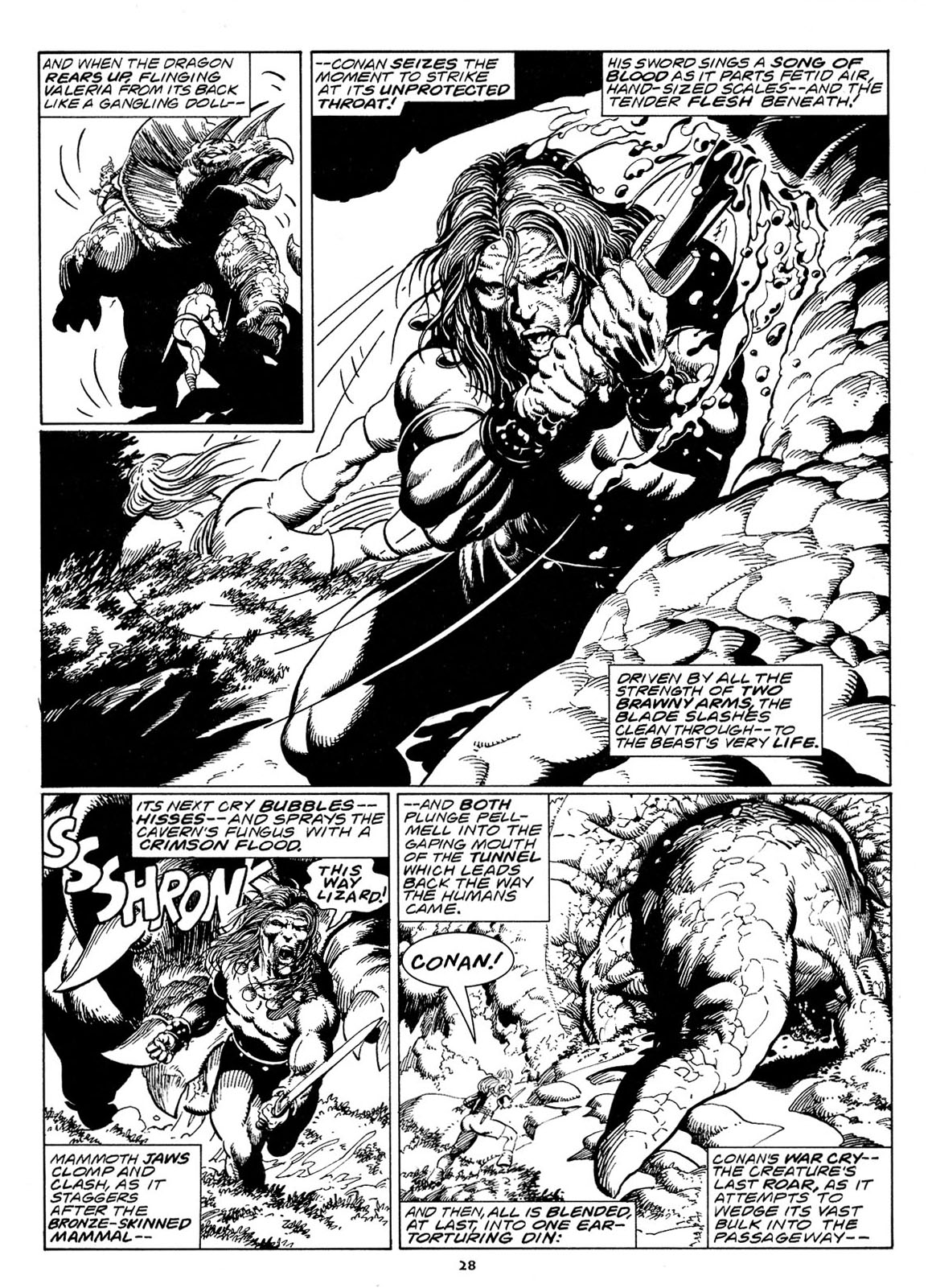 Read online The Savage Sword Of Conan comic -  Issue #211 - 30