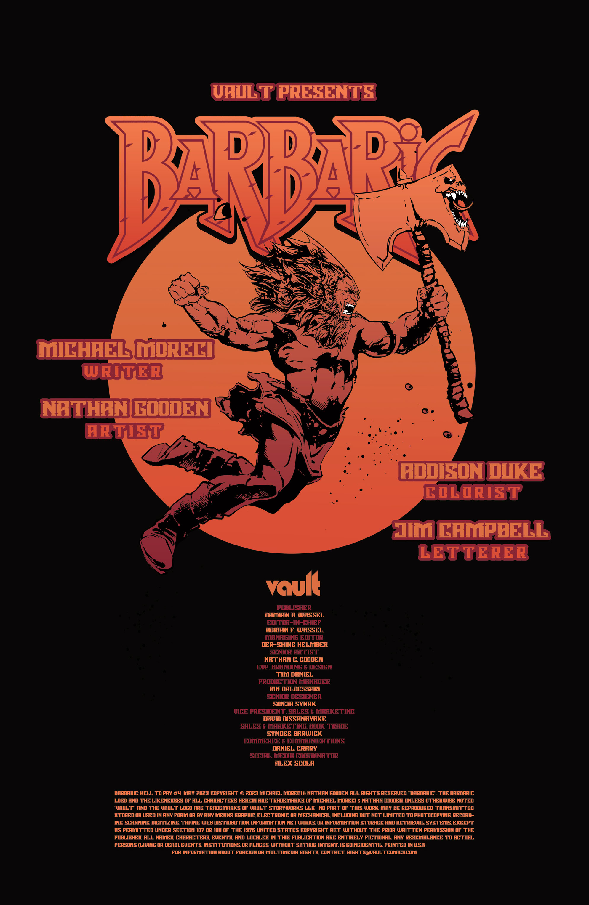 Read online Barbaric Hell to Pay comic -  Issue #4 - 2
