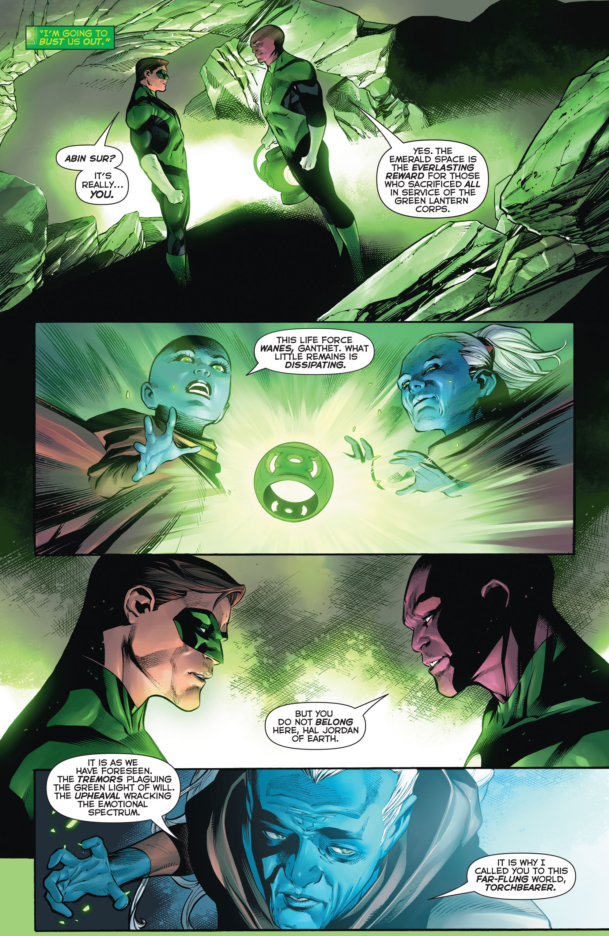 Read online Hal Jordan And The Green Lantern Corps comic -  Issue #9 - 21