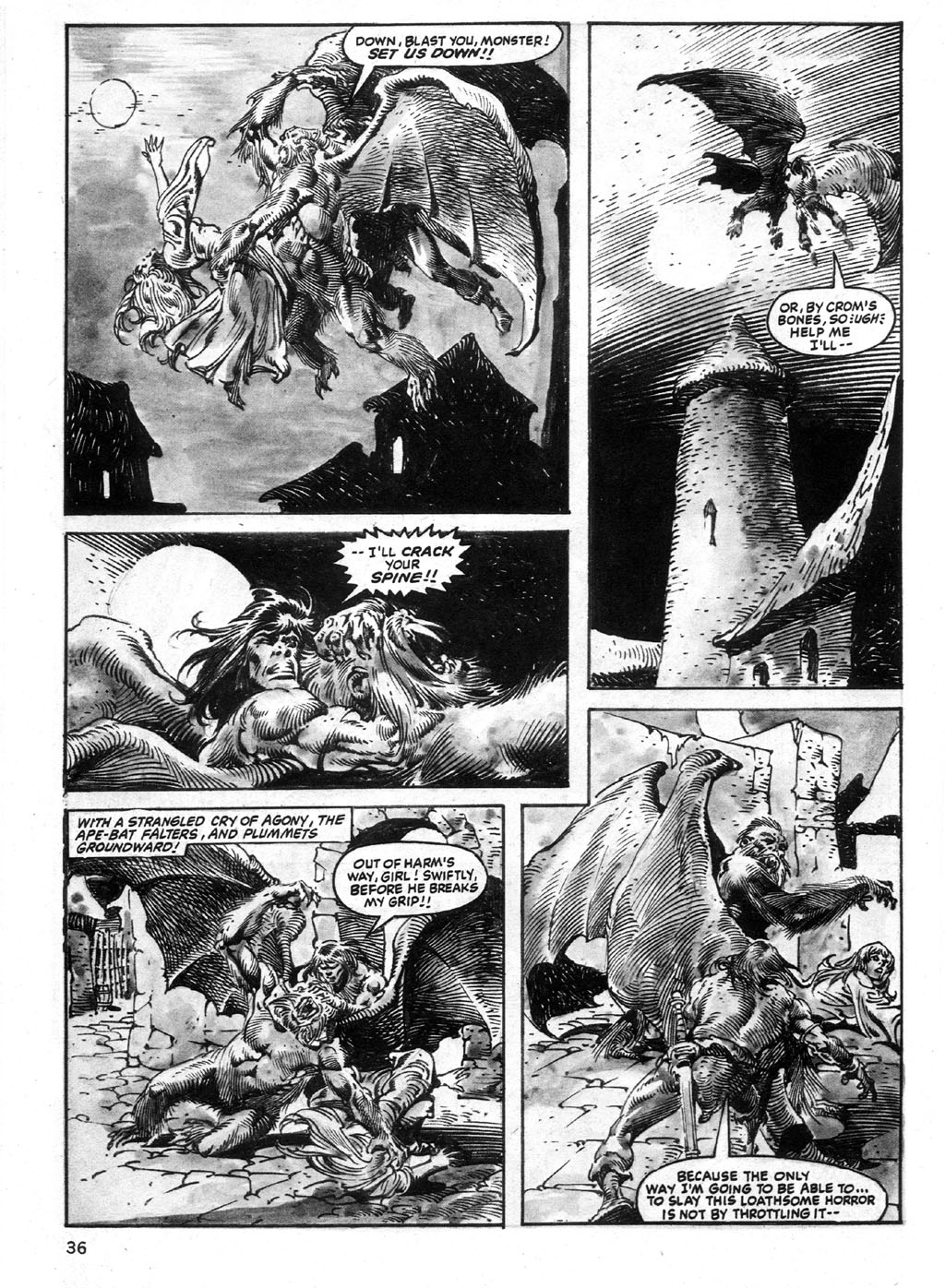 Read online The Savage Sword Of Conan comic -  Issue #96 - 36
