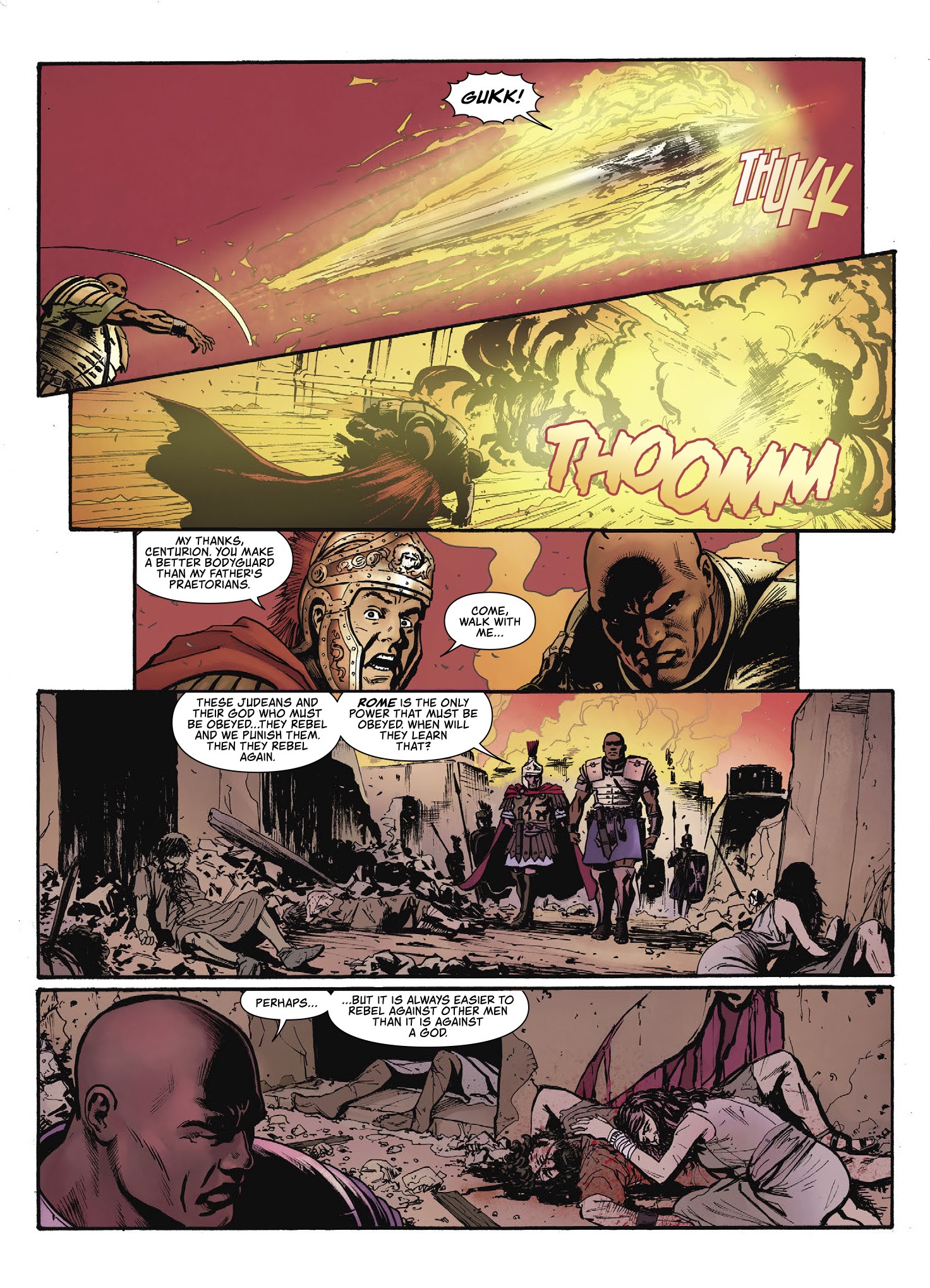 Read online Aquila: The Burning Fields comic -  Issue # TPB - 58