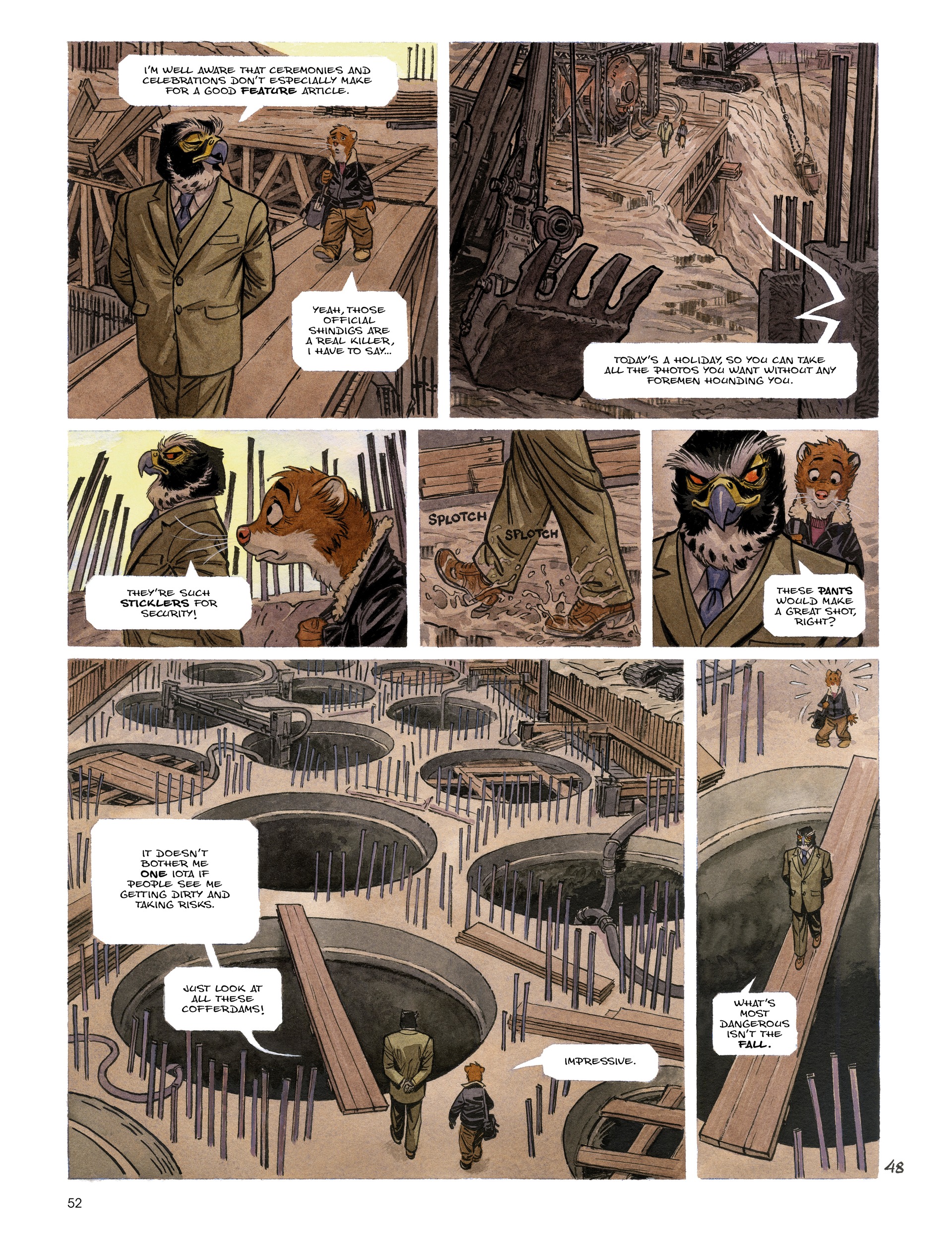 Read online Blacksad: They All Fall Down · Part One comic -  Issue # TPB - 54