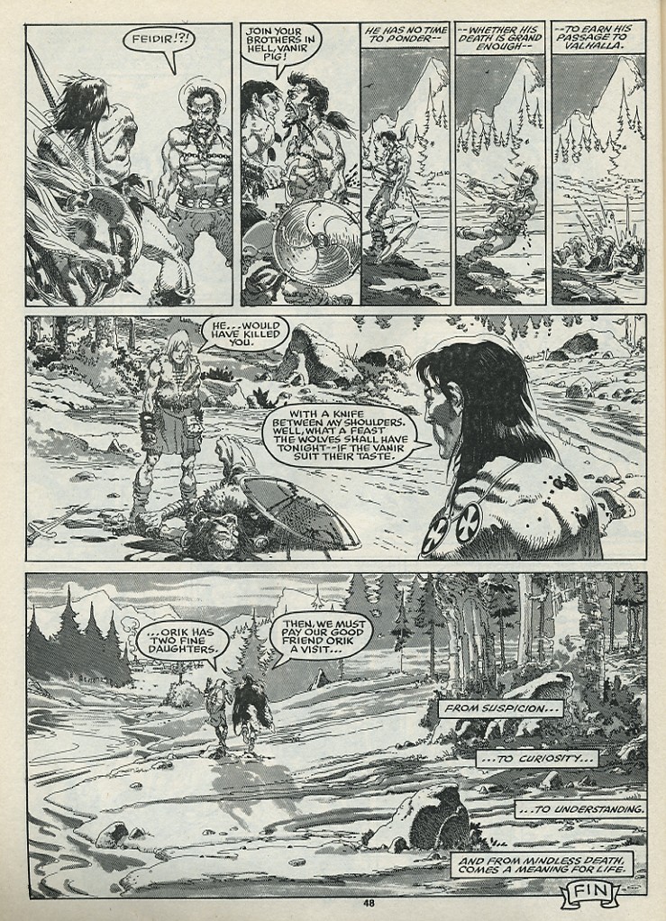 Read online The Savage Sword Of Conan comic -  Issue #182 - 50