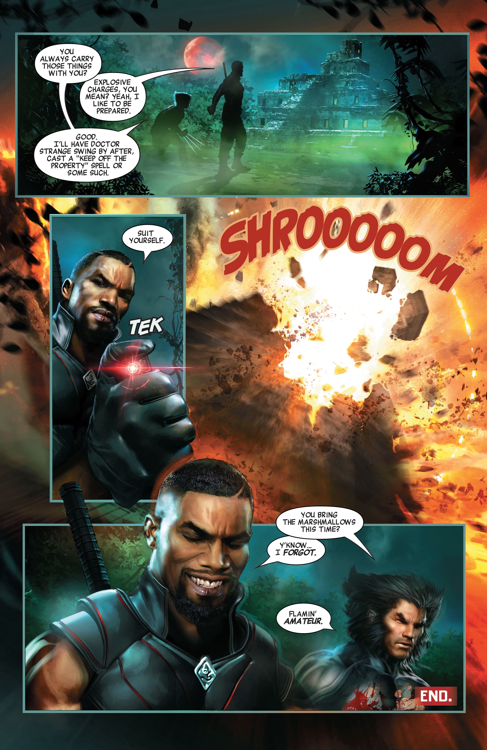 Read online Blade by Marc Guggenheim: The Complete Collection comic -  Issue # TPB (Part 3) - 118