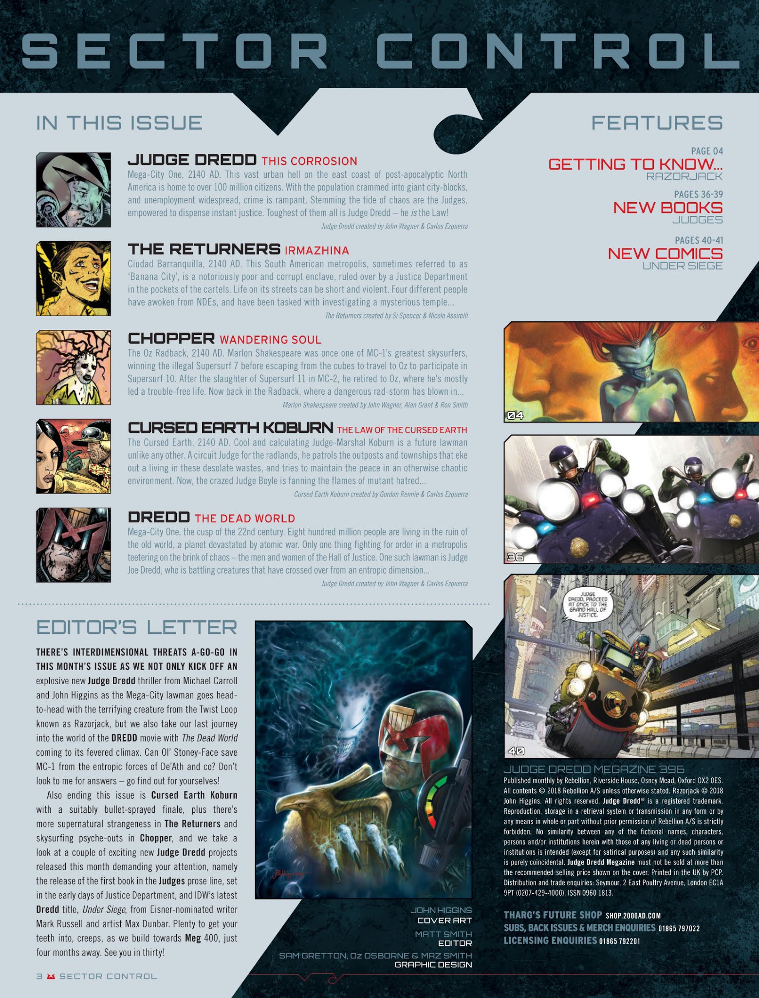 Read online Judge Dredd Megazine (Vol. 5) comic -  Issue #396 - 3